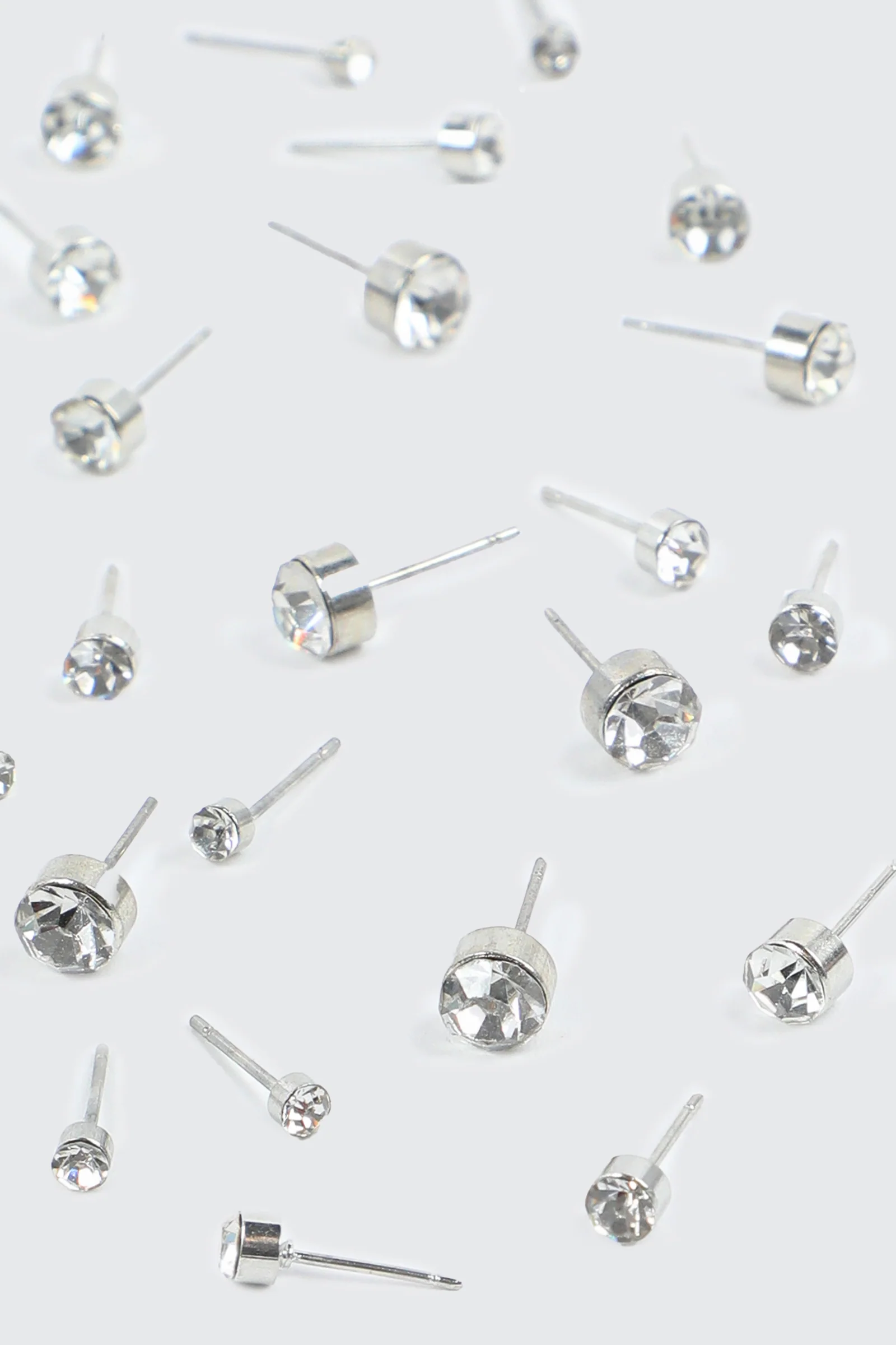 12-Pack Crystal Stud Earrings - Image 2