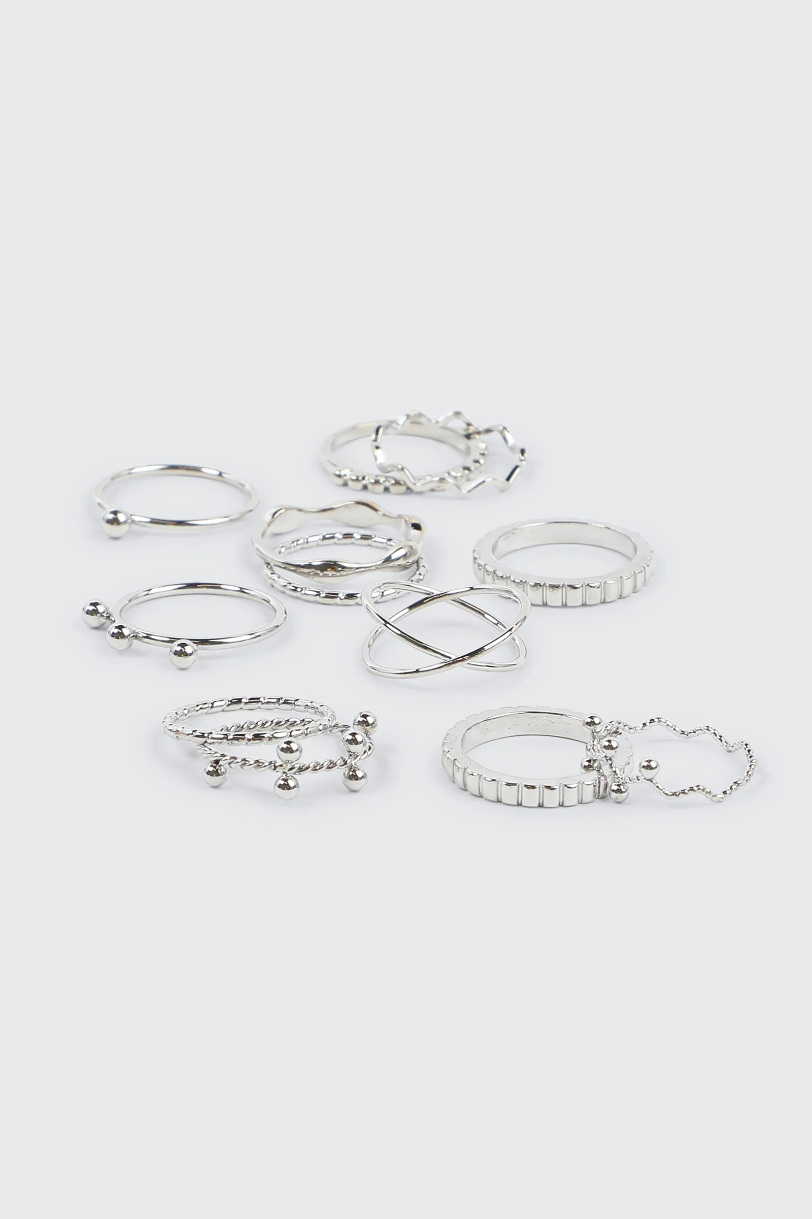 12-Pack Wave & Sphere Rings - Image 2