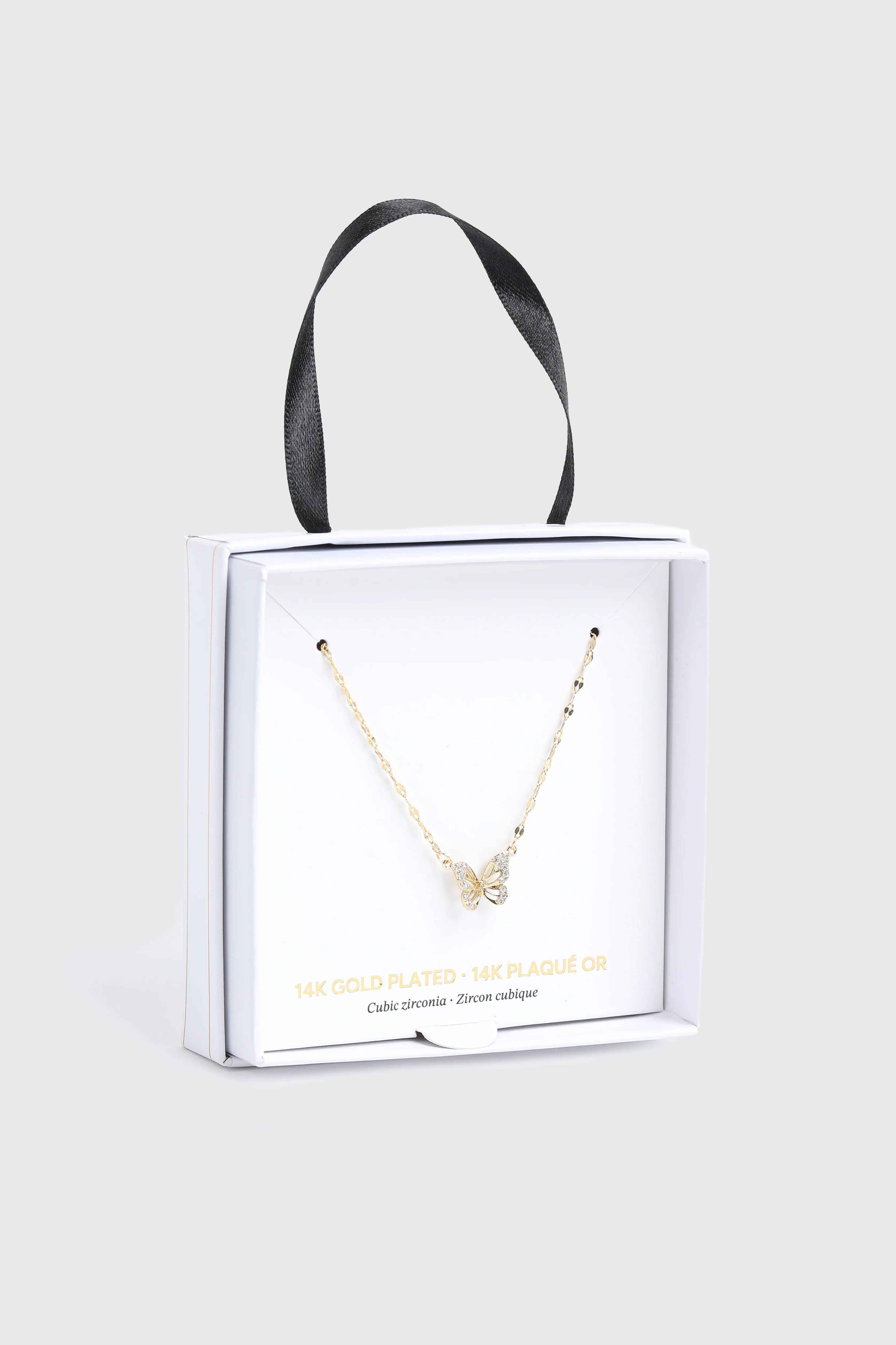 14K Gold Plated Butterfly Necklace