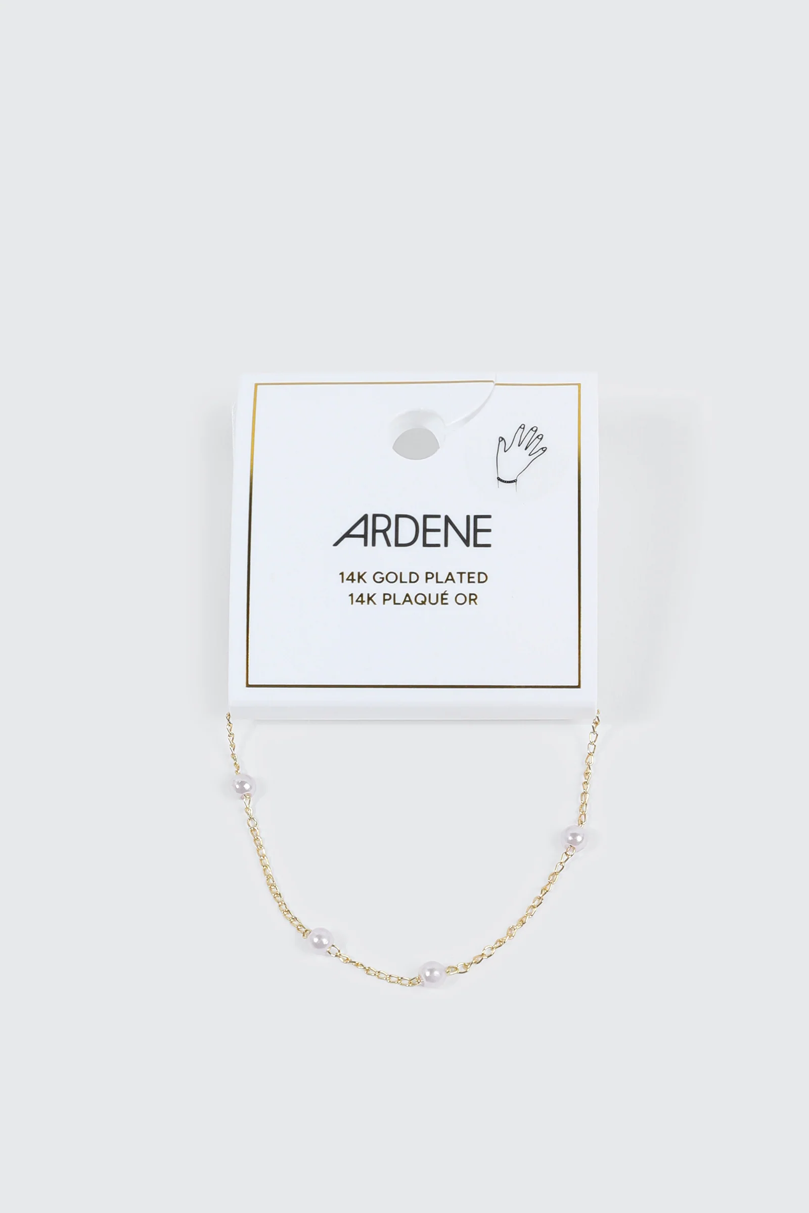 14K Gold Plated Chain Bracelet - Image 2