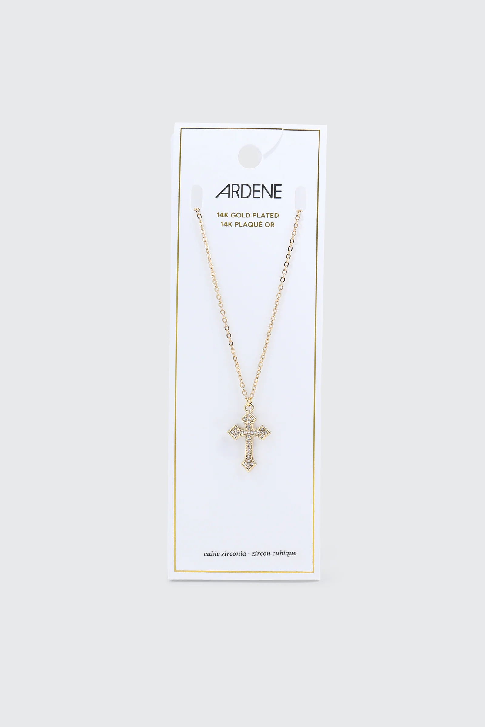 14K Gold Plated Cross Necklace