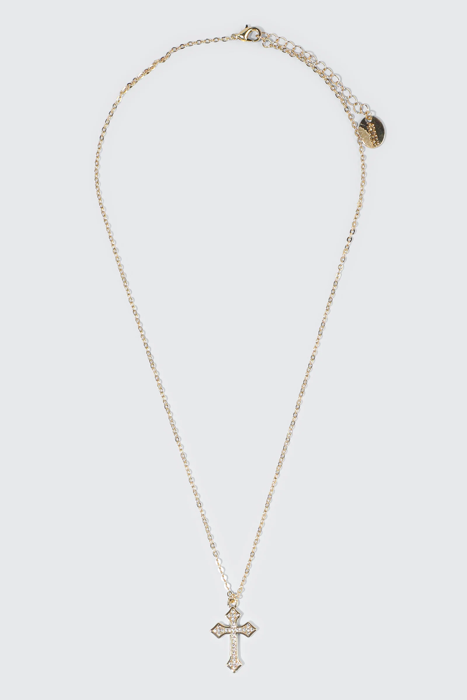 14K Gold Plated Cross Necklace - Image 2