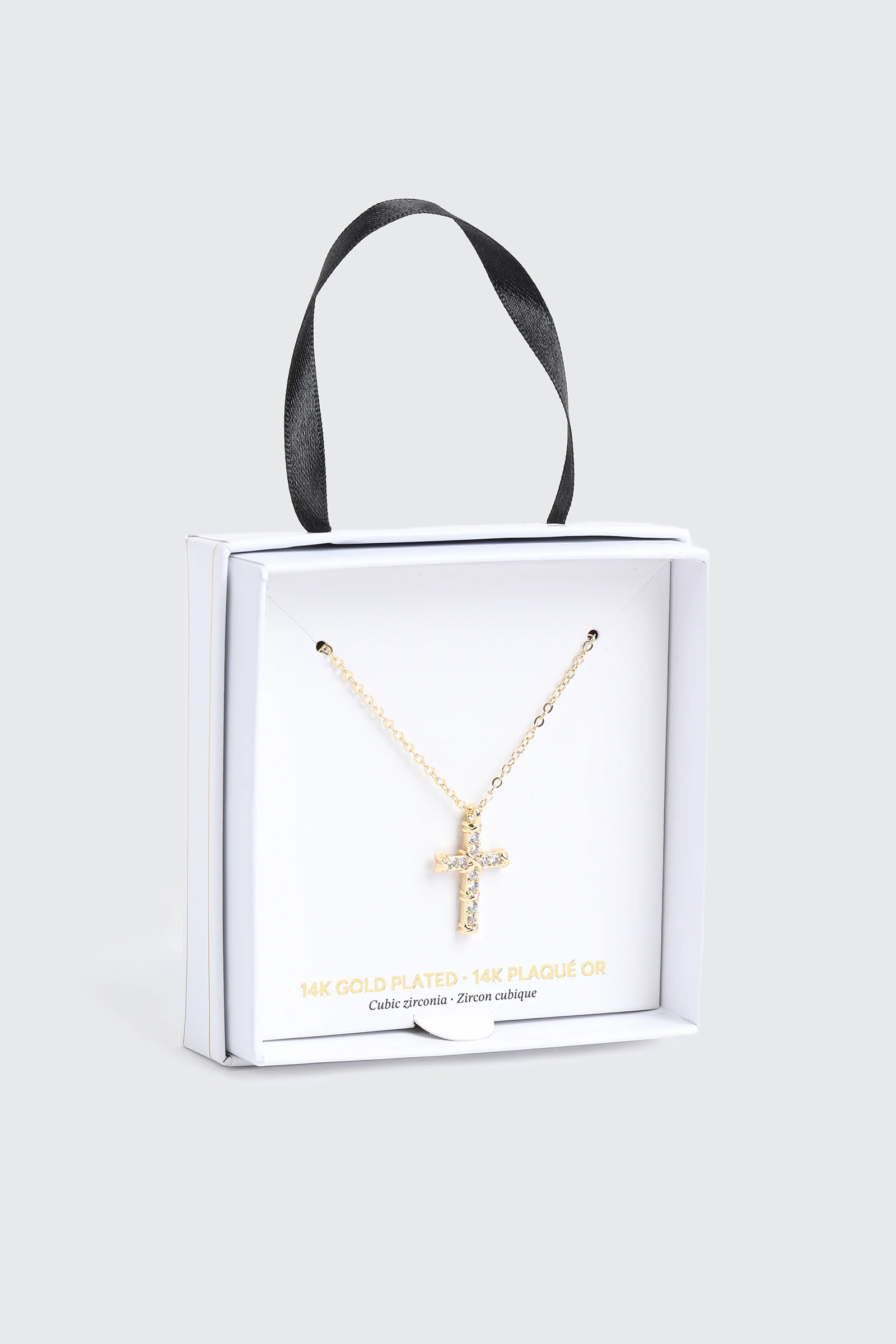 14K Gold Plated Cross Necklace
