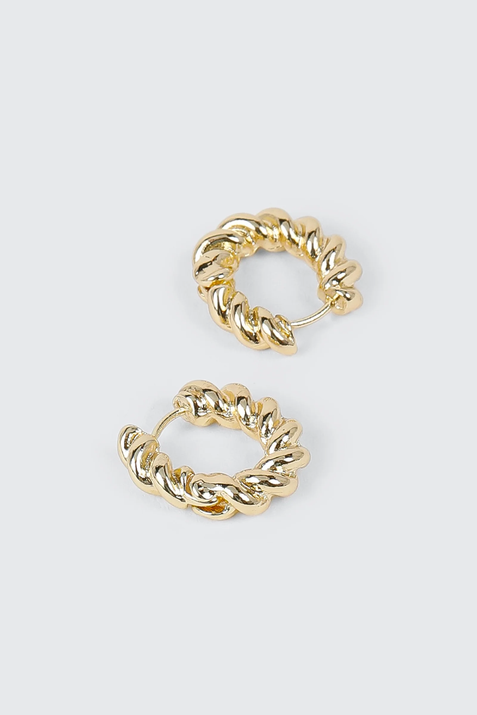 14K Gold Plated Hoop Earrings - Image 3