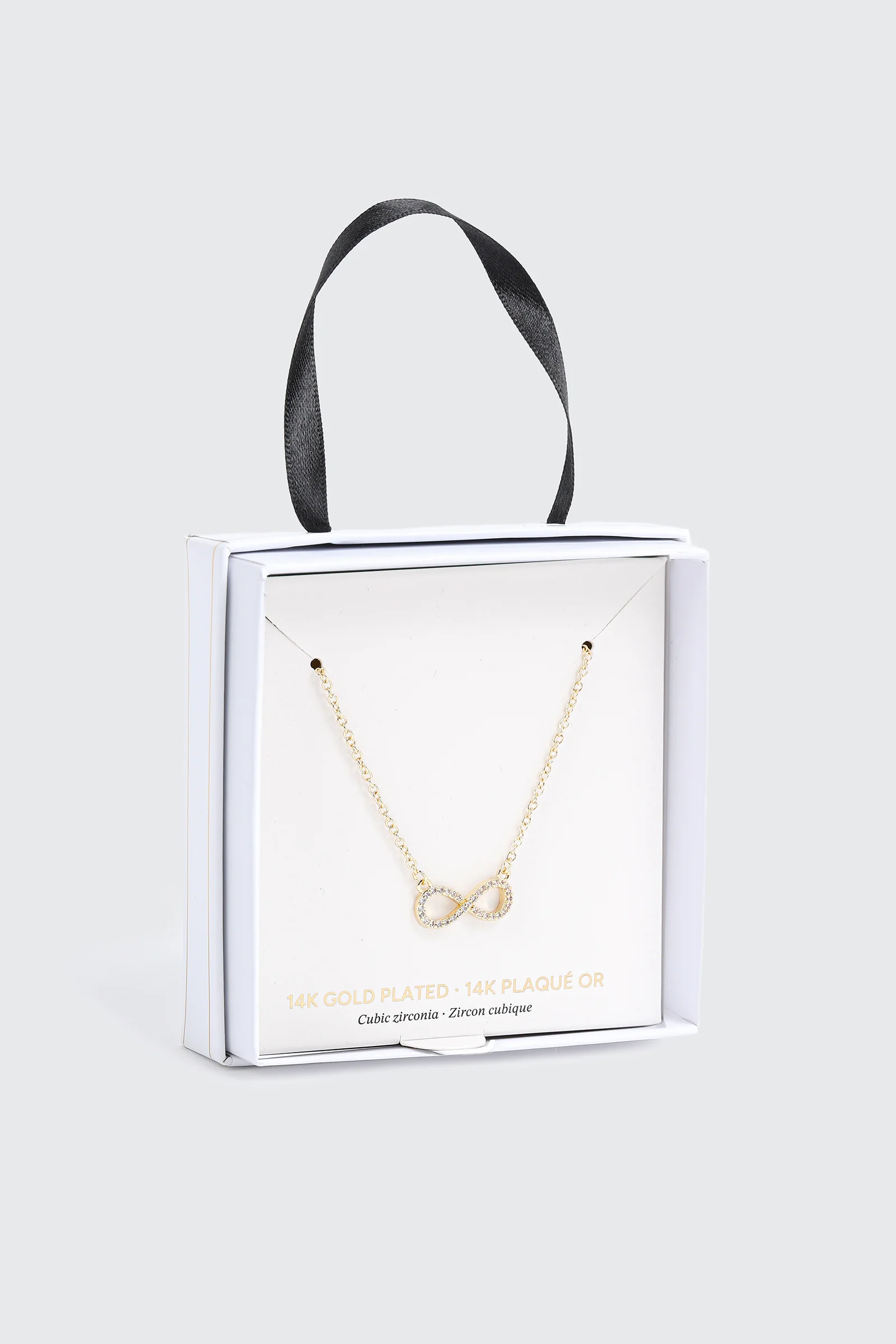 14K Gold Plated Infinity Necklace