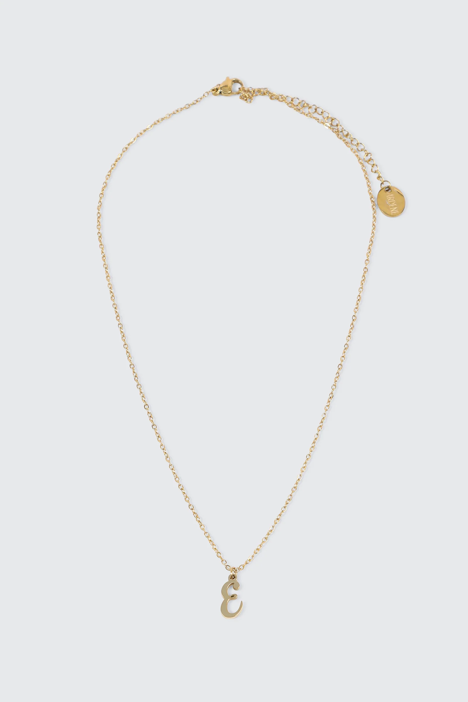 14K Gold Plated Initial E Necklace - Image 2