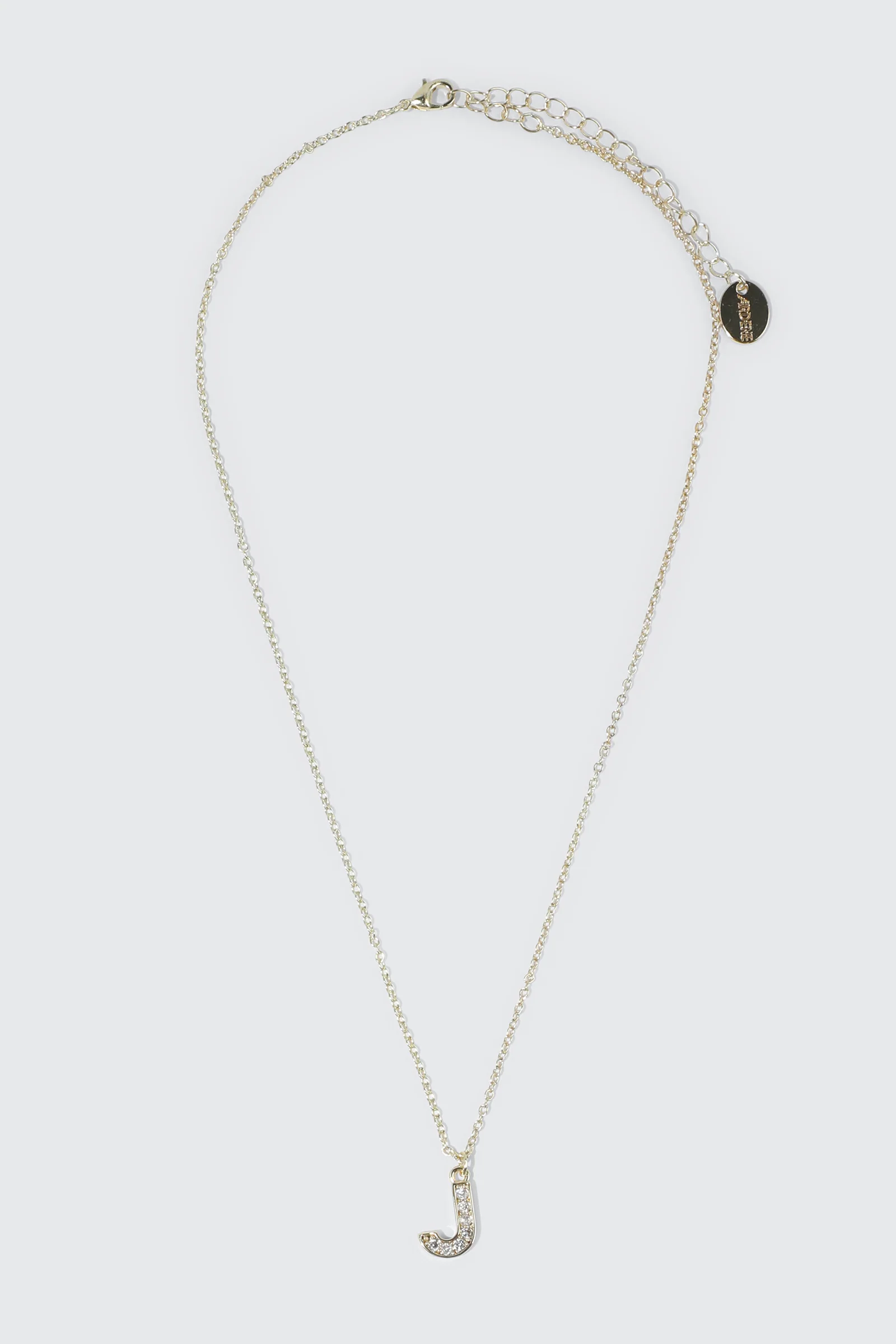14K Gold Plated Initial J Necklace - Image 2