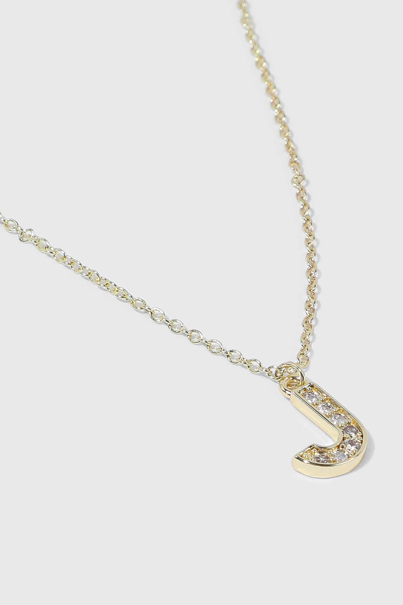 14K Gold Plated Initial J Necklace - Image 3