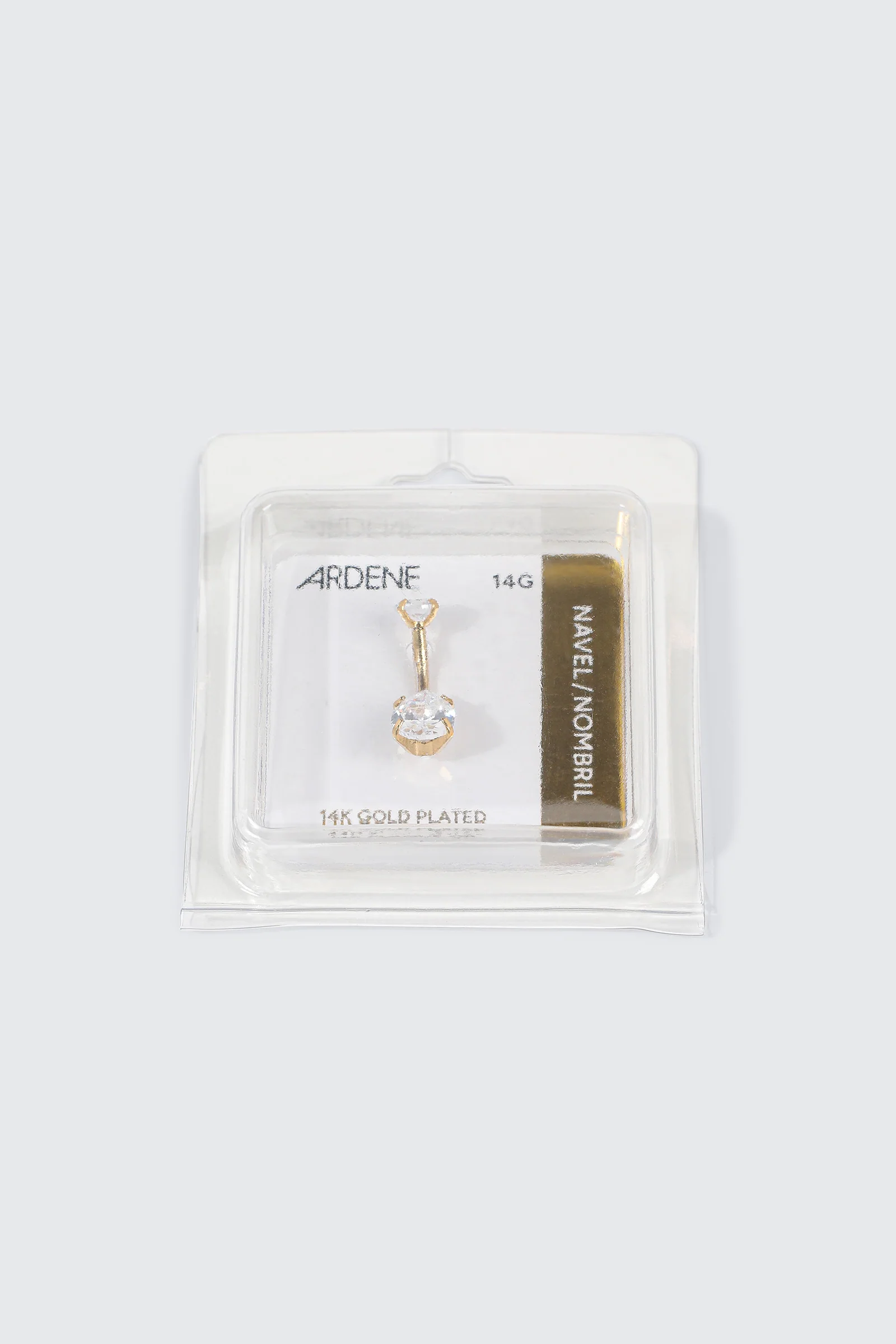 14K Gold Plated Navel Piercing - Image 2