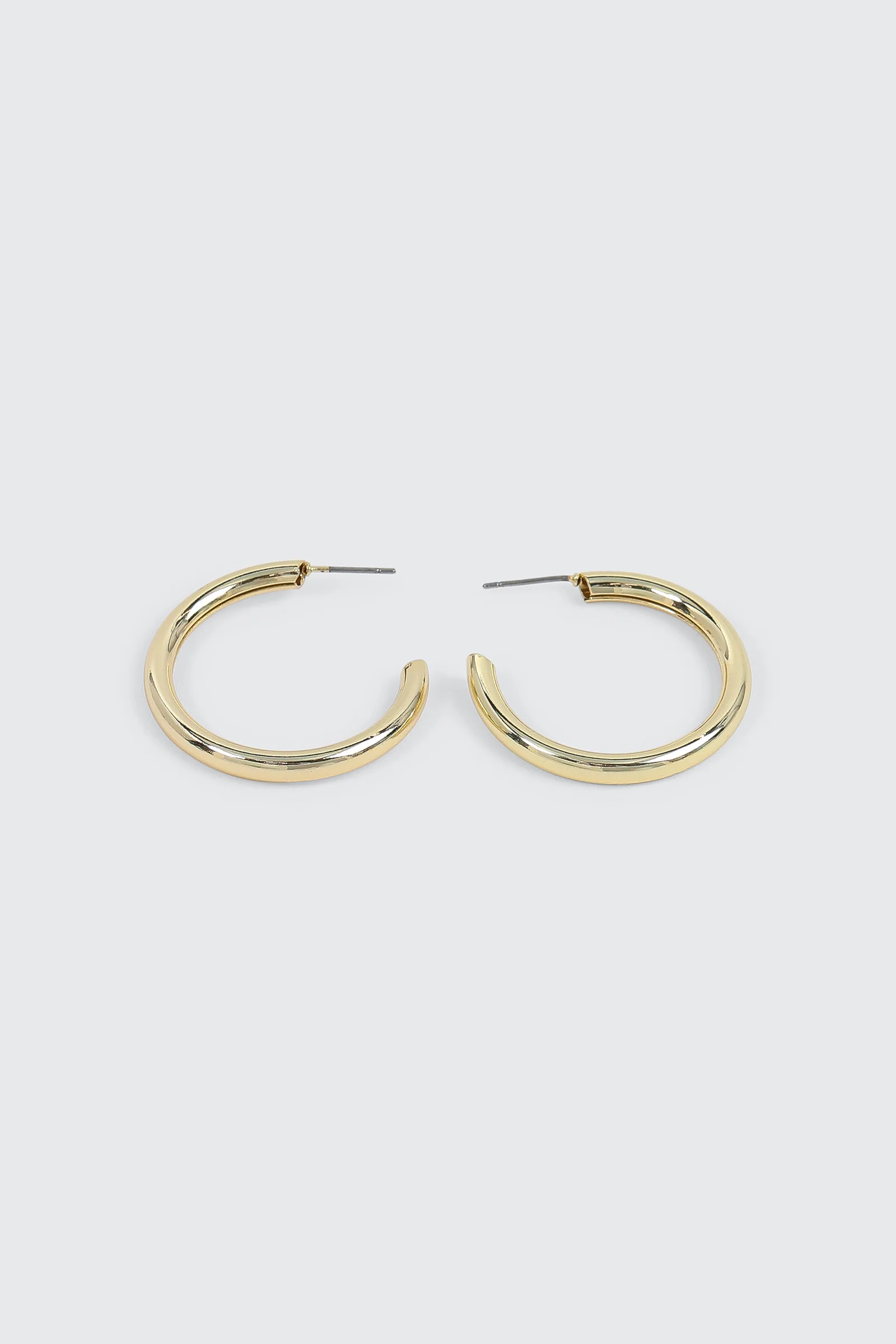 14K Gold Plated Tubular Hoops