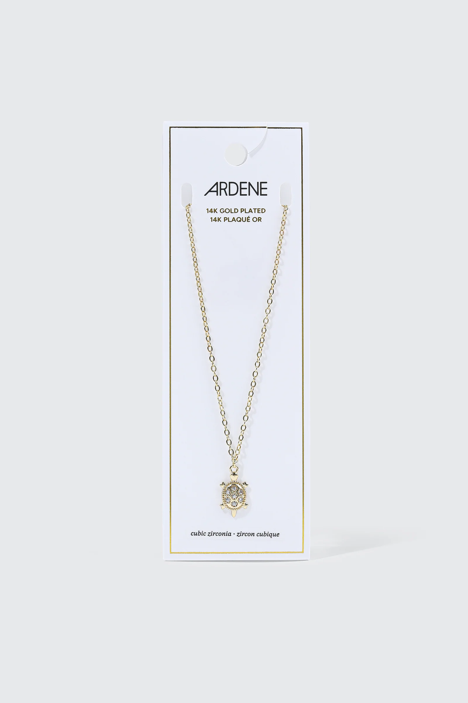14K Gold Plated Turtle Necklace