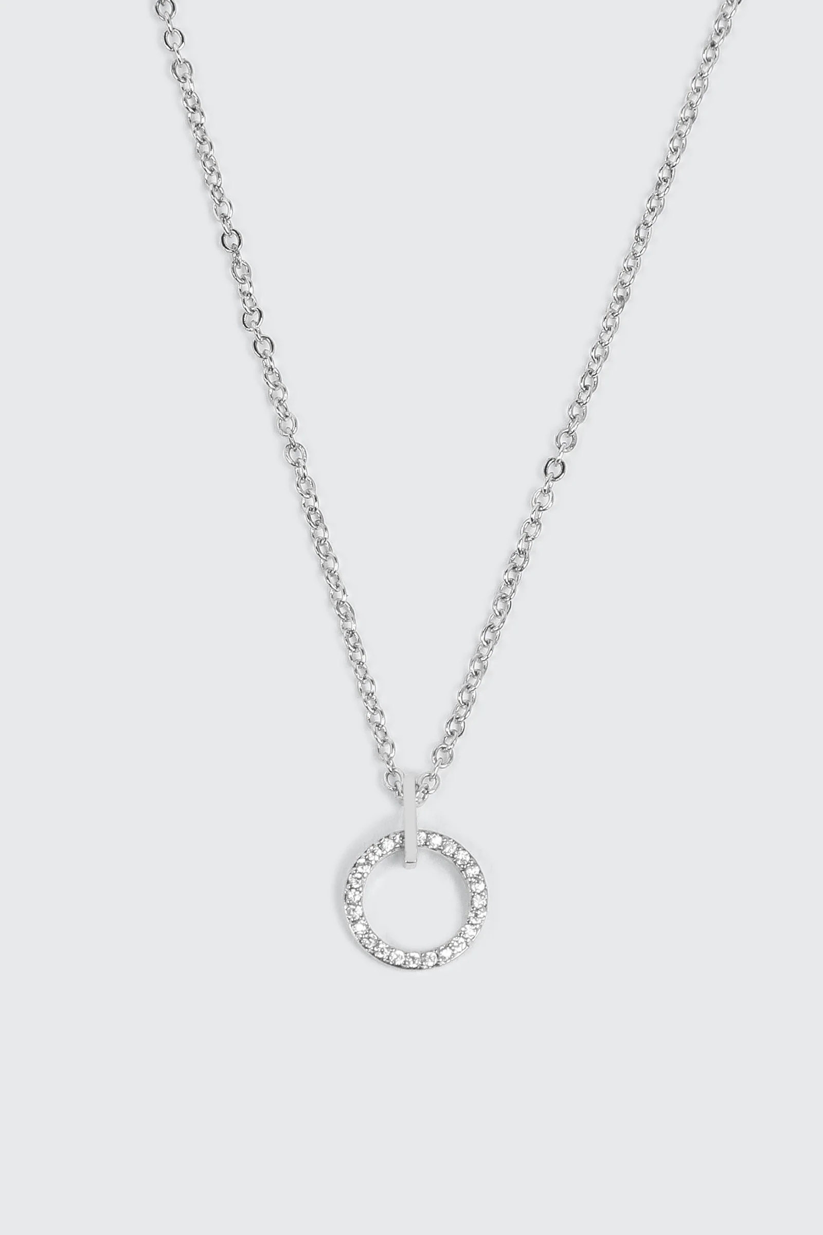 14K White Gold Pendant Necklace - Image 2