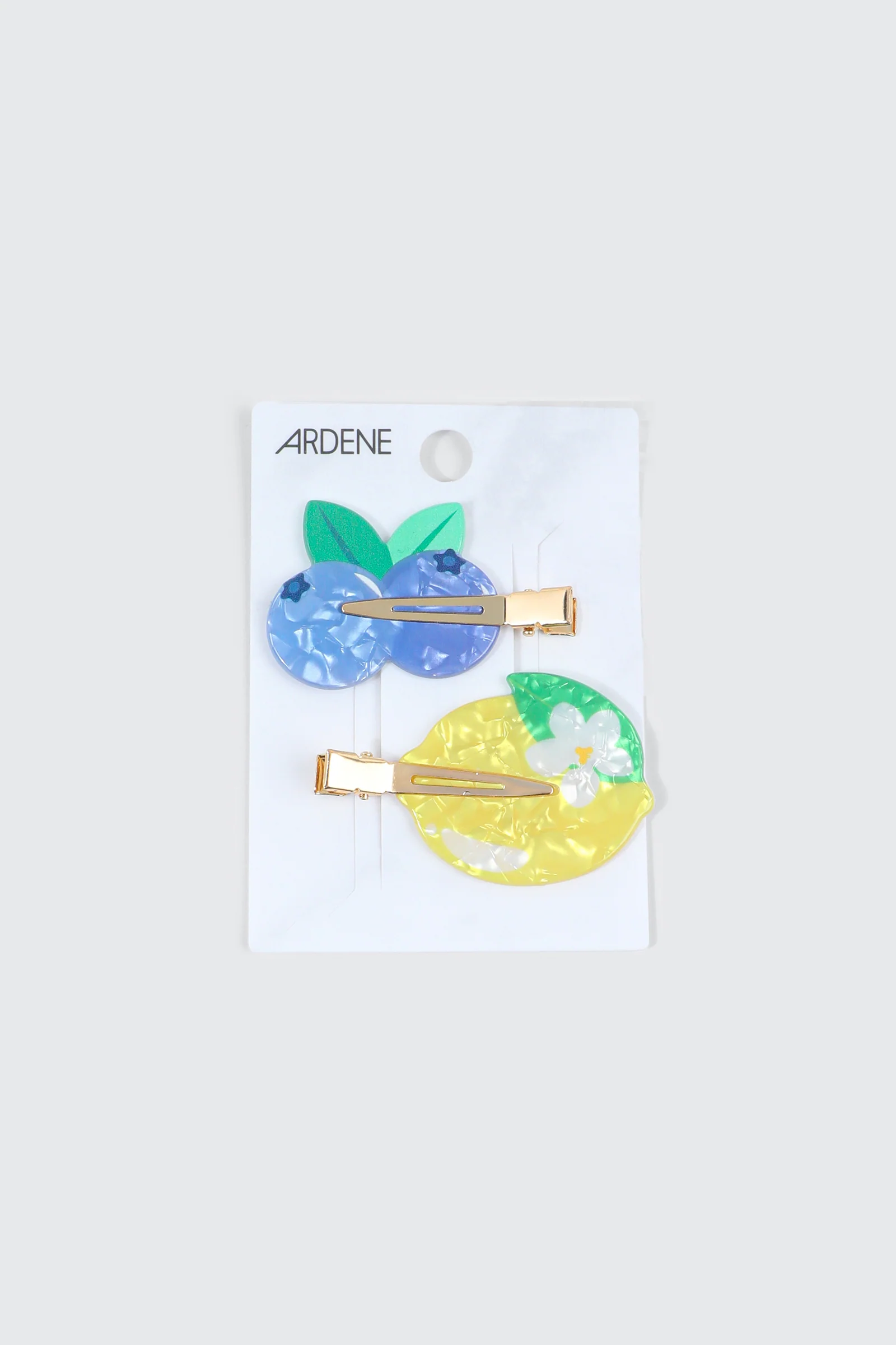 2-Pack Fruit Creaseless Hair Clips - Image 2