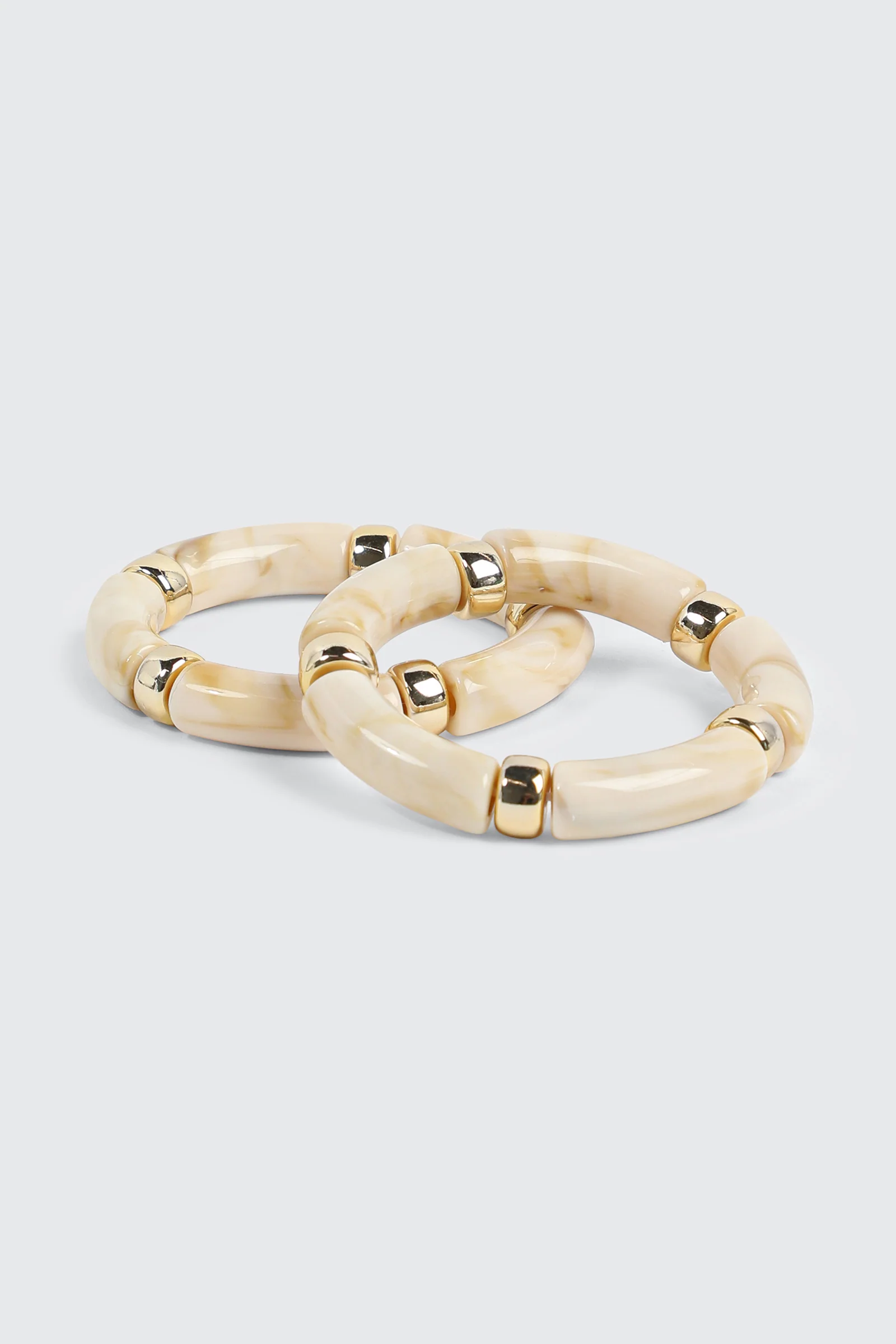 2-Pack Marble Stretch Bracelets
