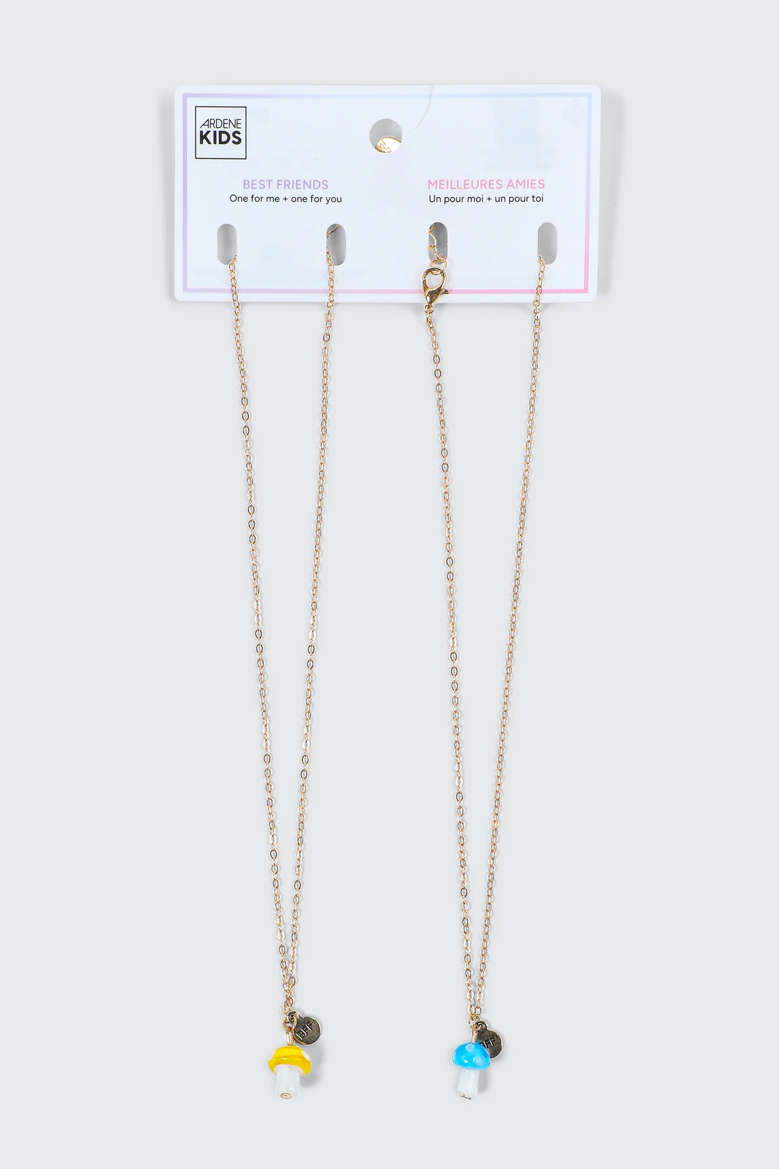 2-Pack Mushroom BFF Necklaces - Image 2