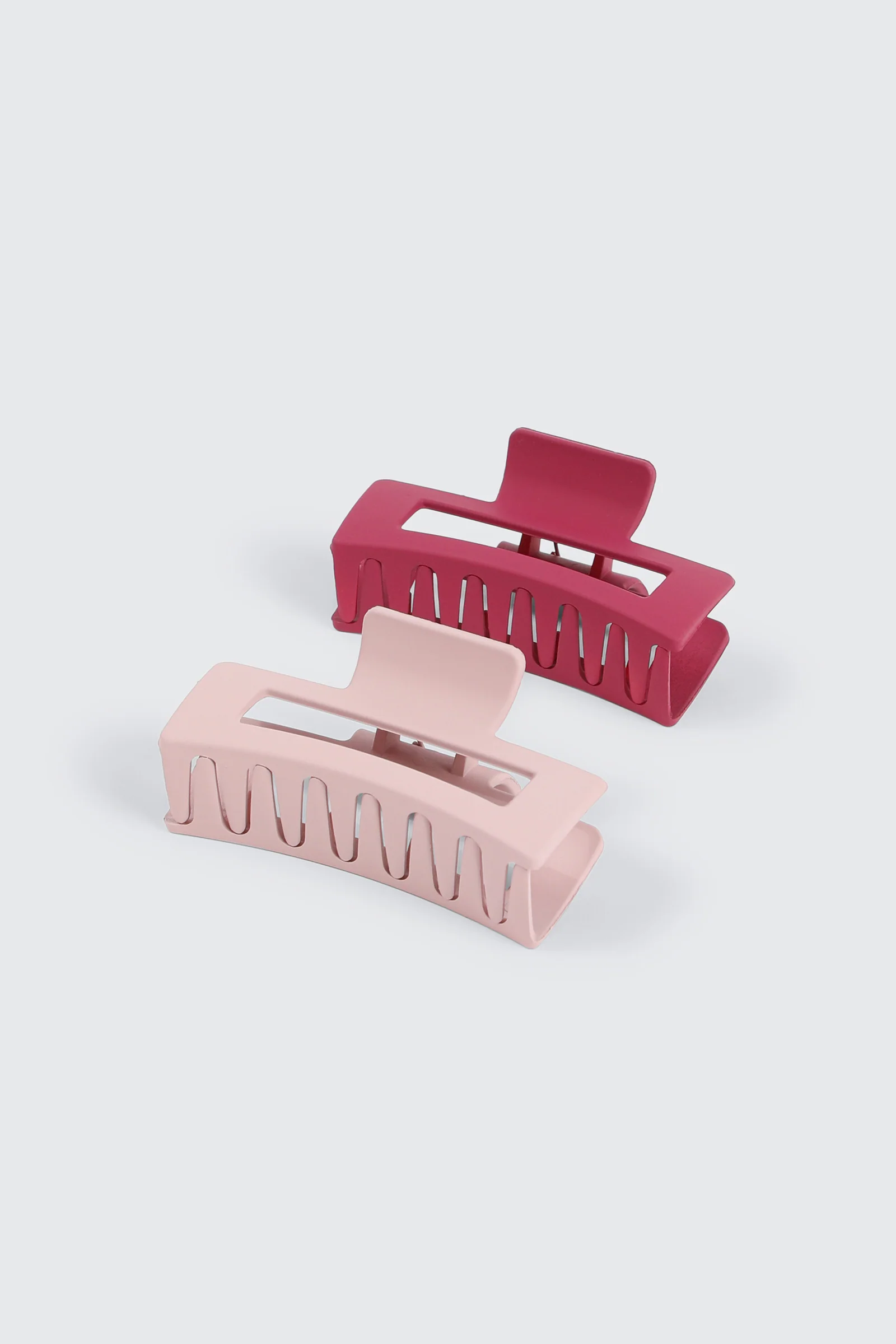 2 Pack Rectangular Cutout Hair Claws - Image 2
