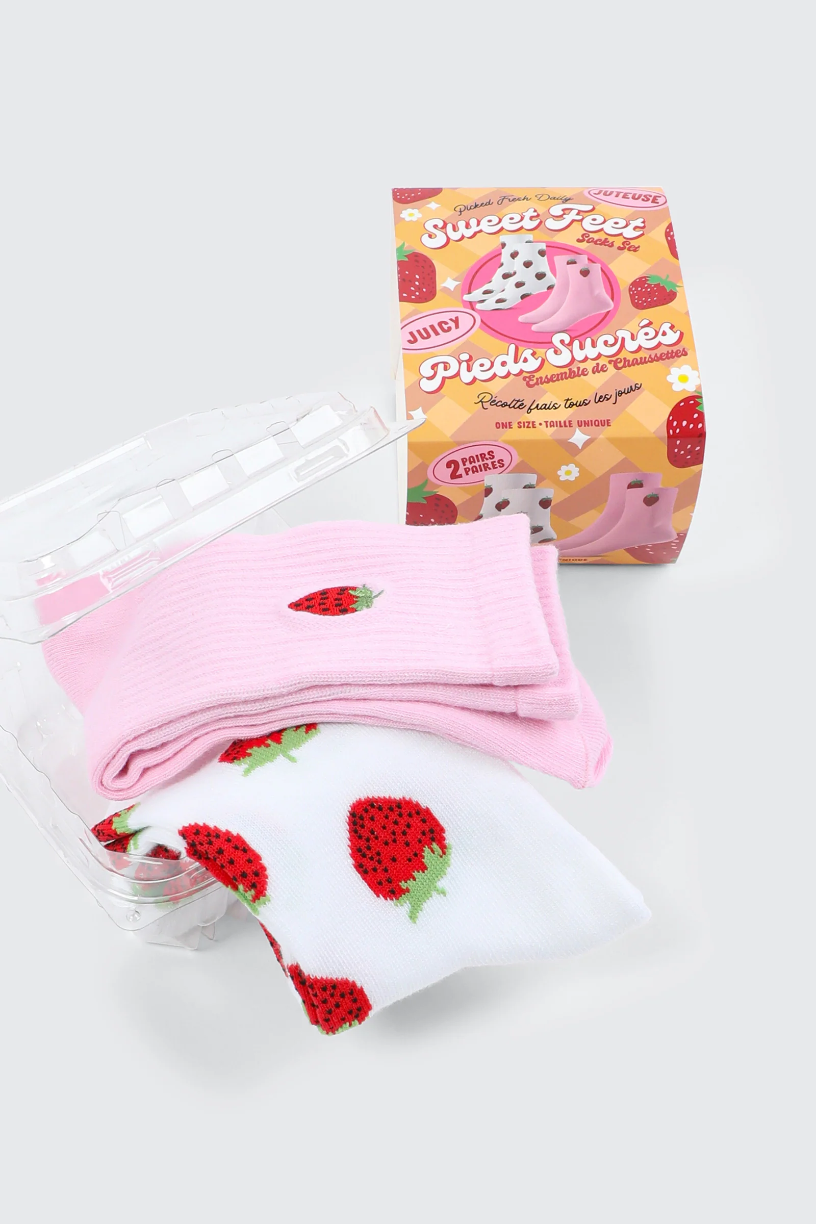 2-Pack Strawberry Socks Set - Image 3