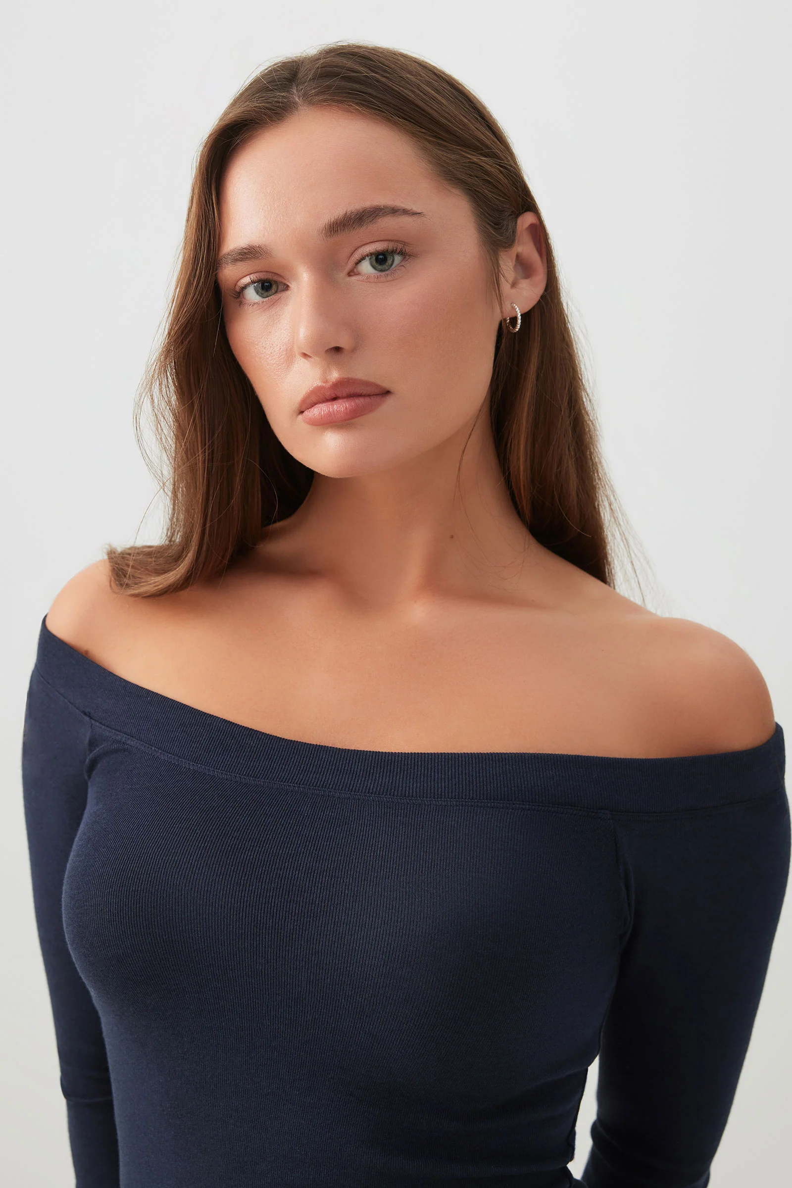 3/4 Sleeve Boat Neck Top - Image 3