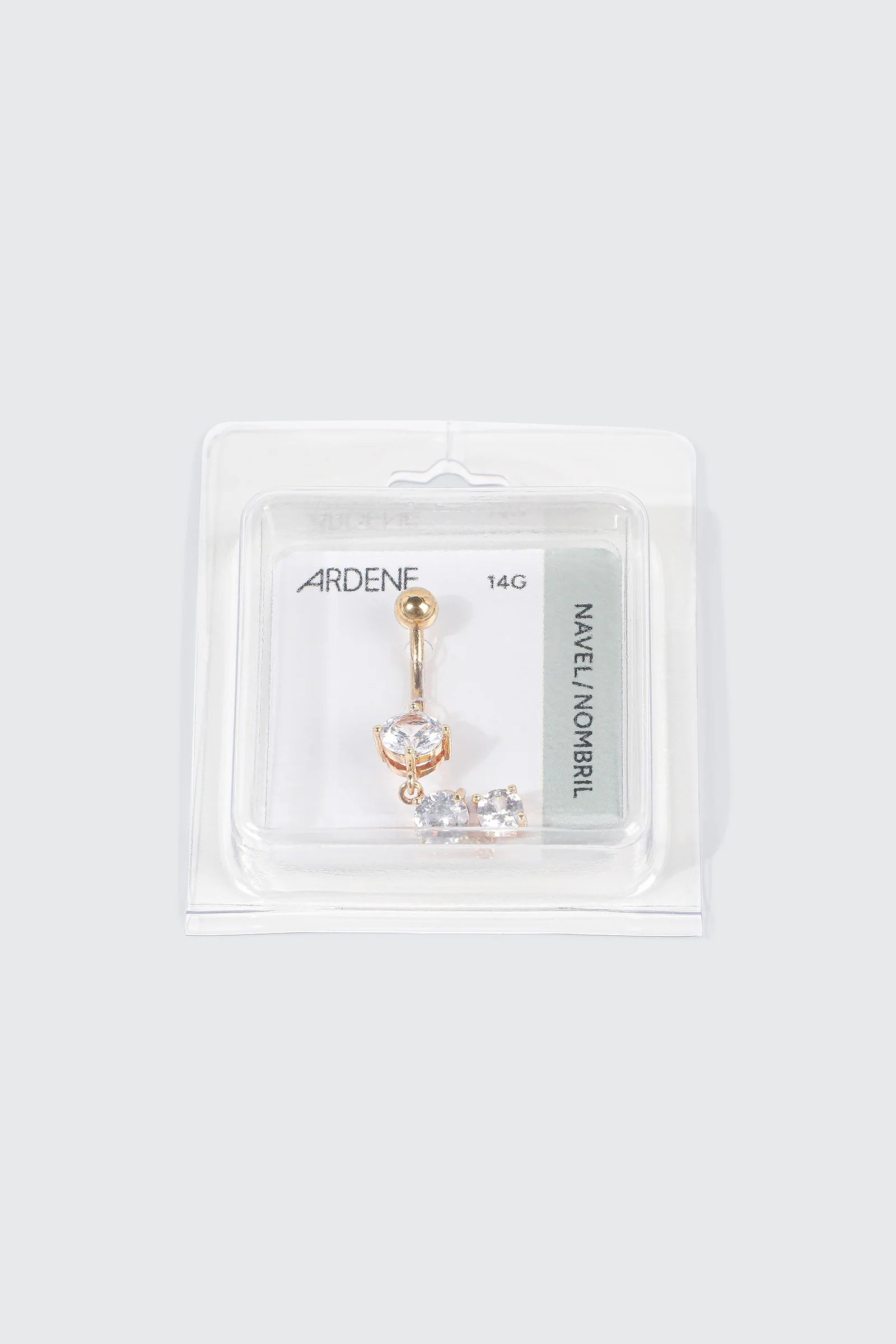 3 Drop Stone Navel Piercing - Image 2