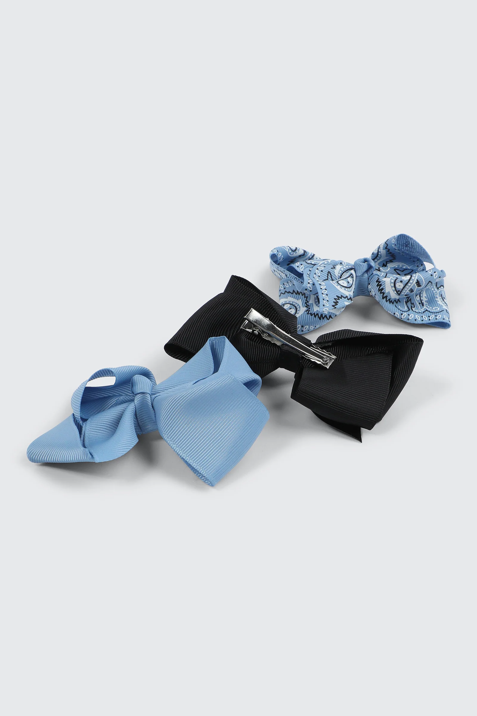 3-Pack Bow Hair Clips - Image 2