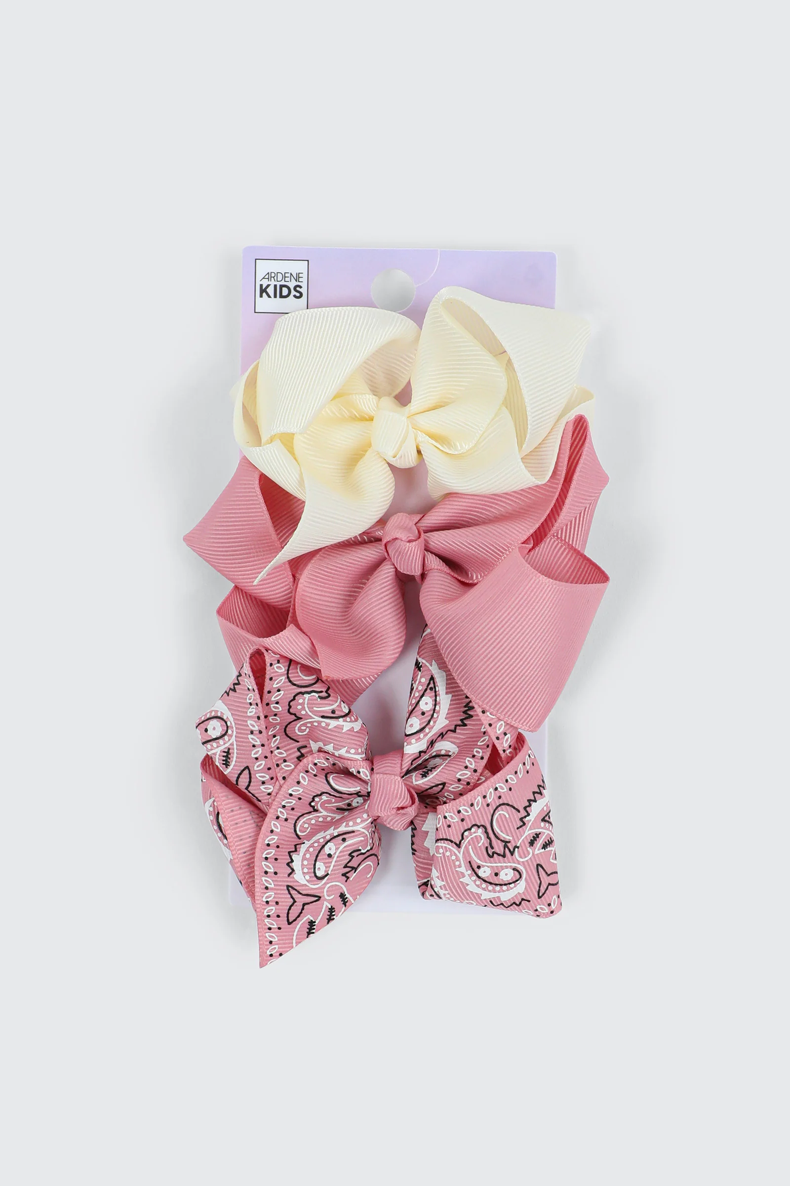 3-Pack Bow Hair Clips - Image 3