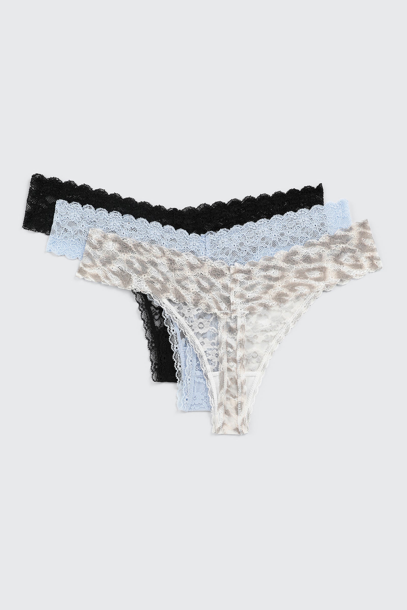 3-Pack Lace Thong Panties - Image 2