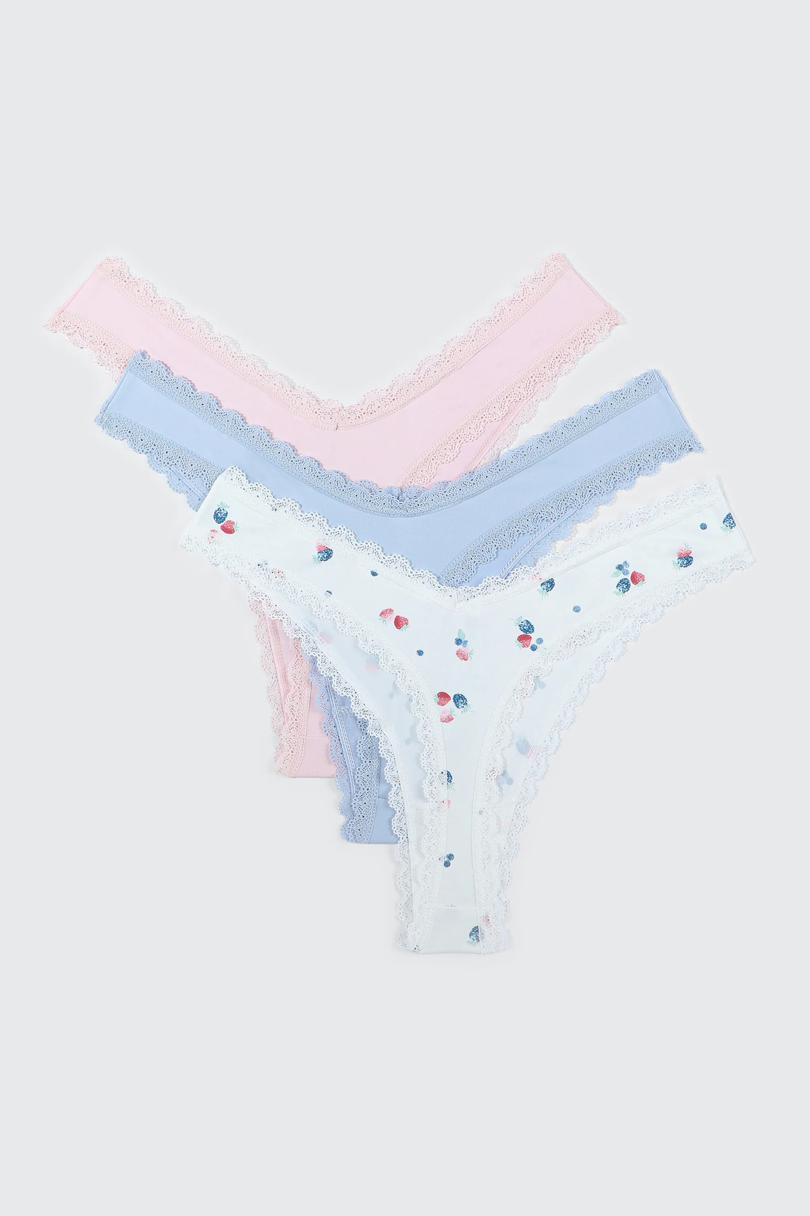 3-Pack Microfiber Thong Panties - Image 2