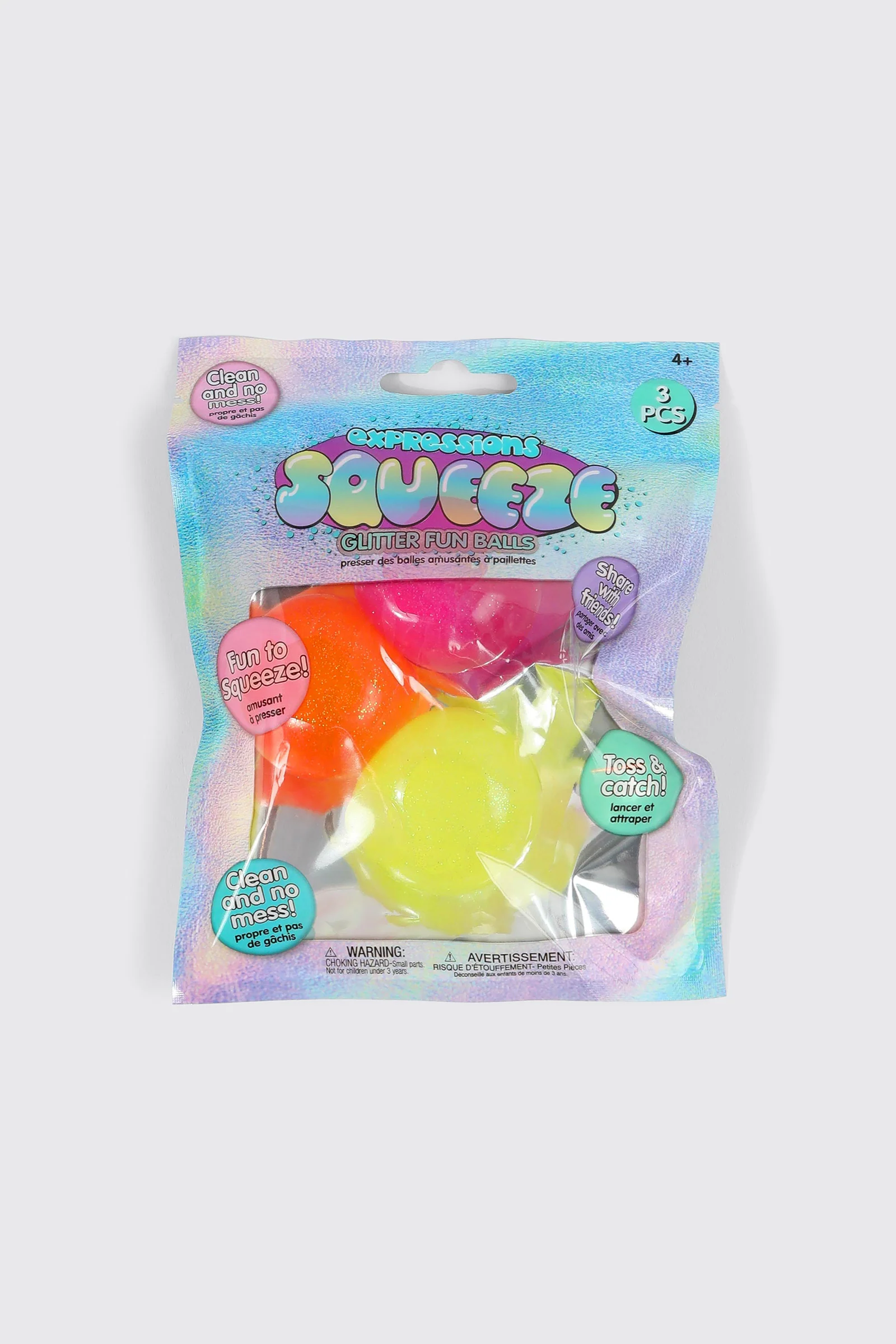 3-Pack Squeeze Stress Balls