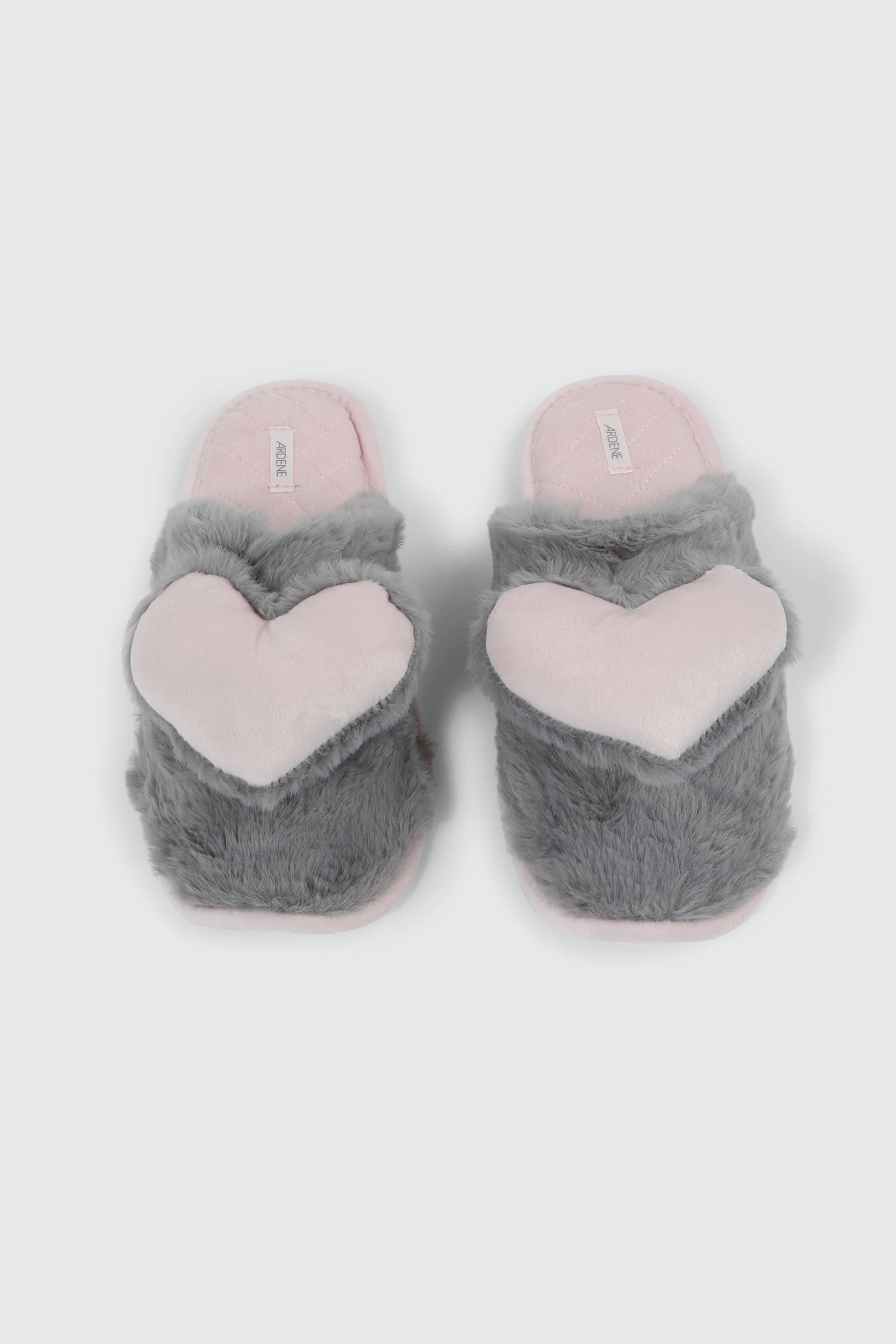 3D Heart Faux Fur Slippers - Image 4