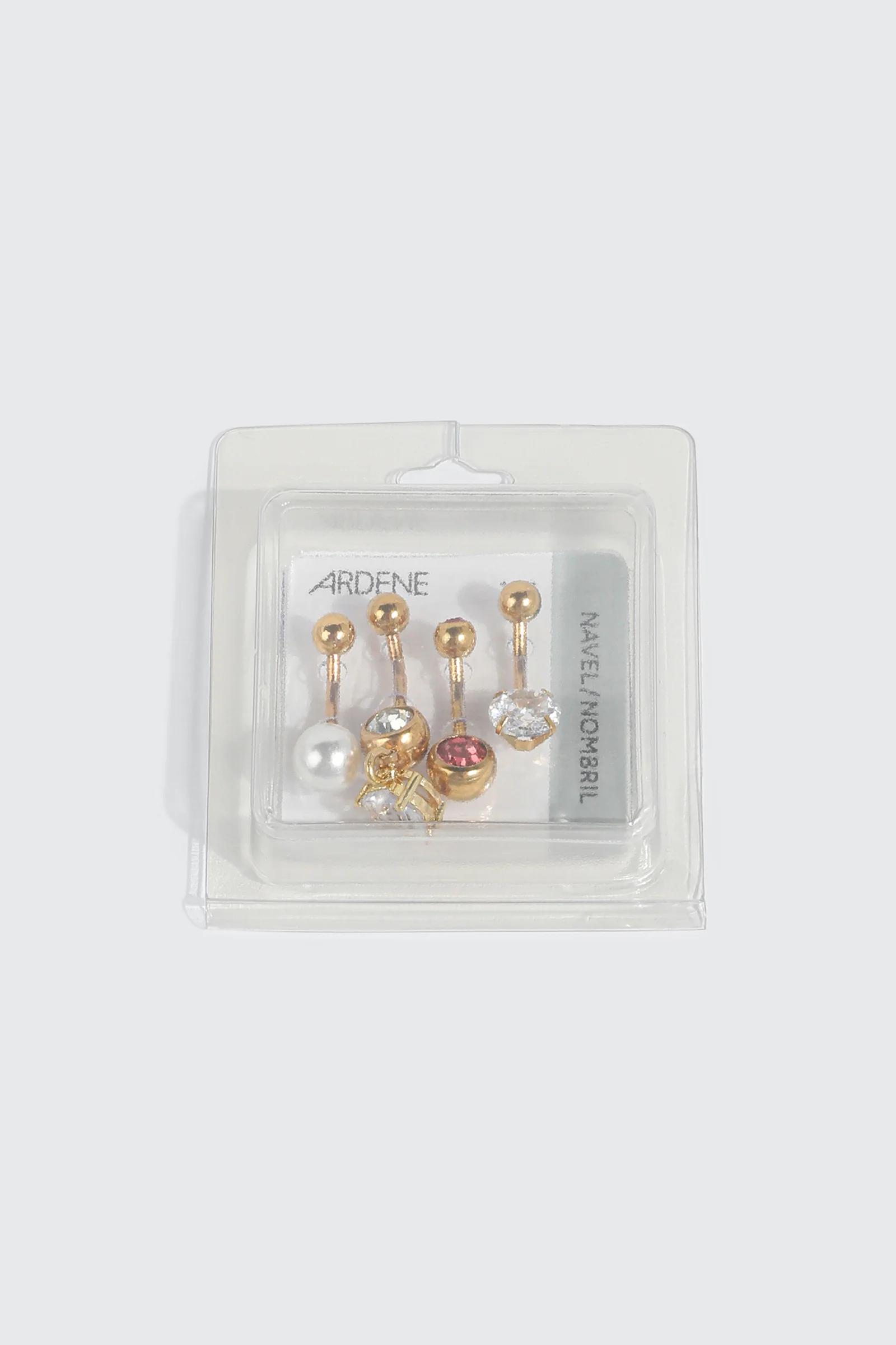 4-Pack Heart Navel Piercings - Image 2
