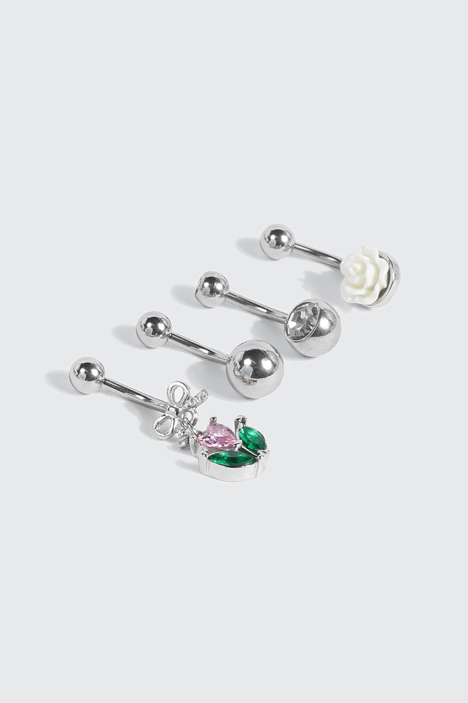 4-Pack Navel Piercings
