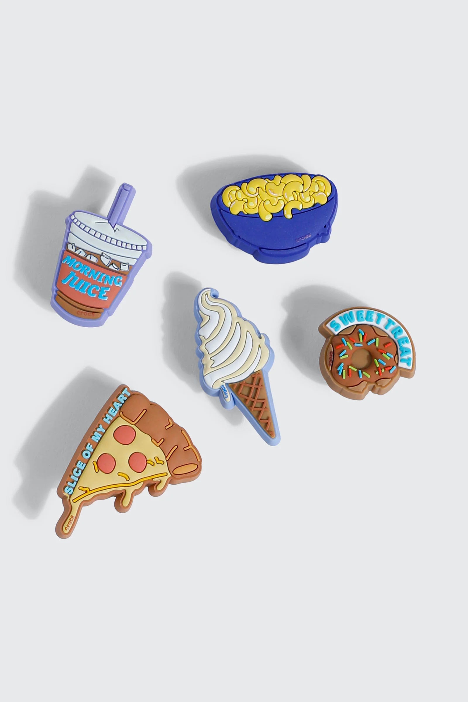 5-Pack Funny Food Jibbitz™ Charms - Image 3