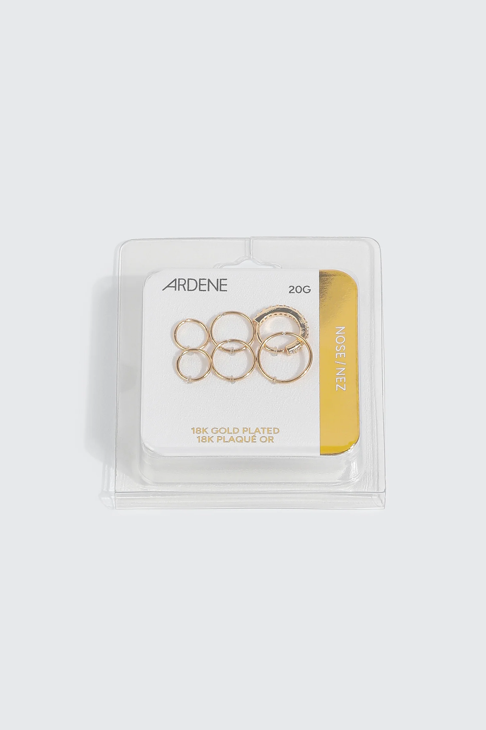 6-Pack 18K Gold Plated Nose Piercings - Image 2