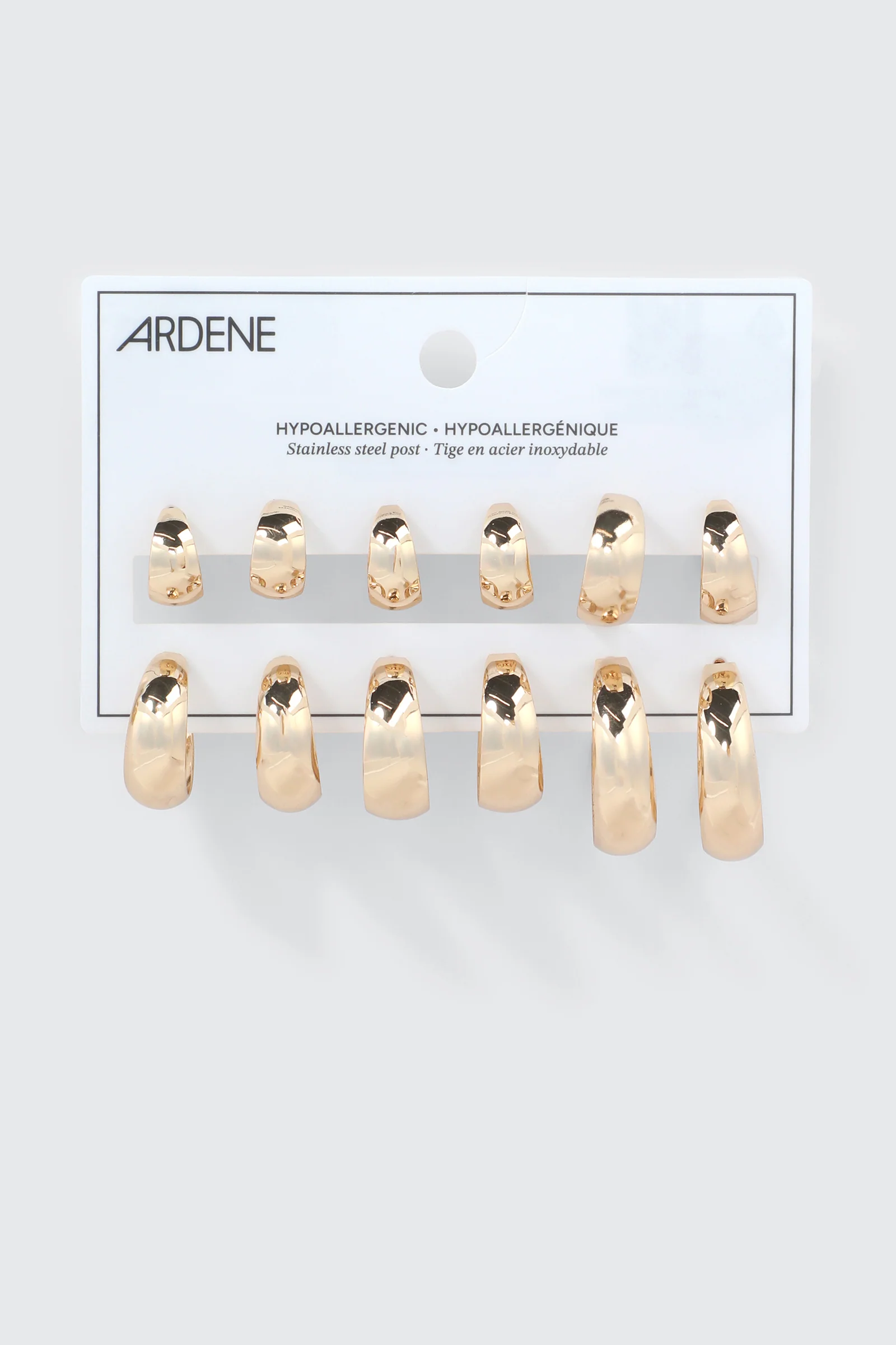 6-Pack Hoop Earrings - Image 2