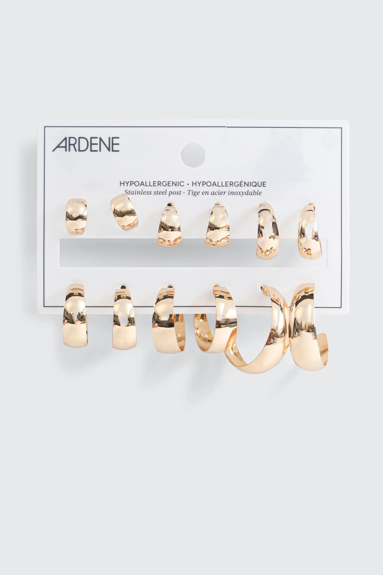6-Pack Hoop Earrings - Image 2