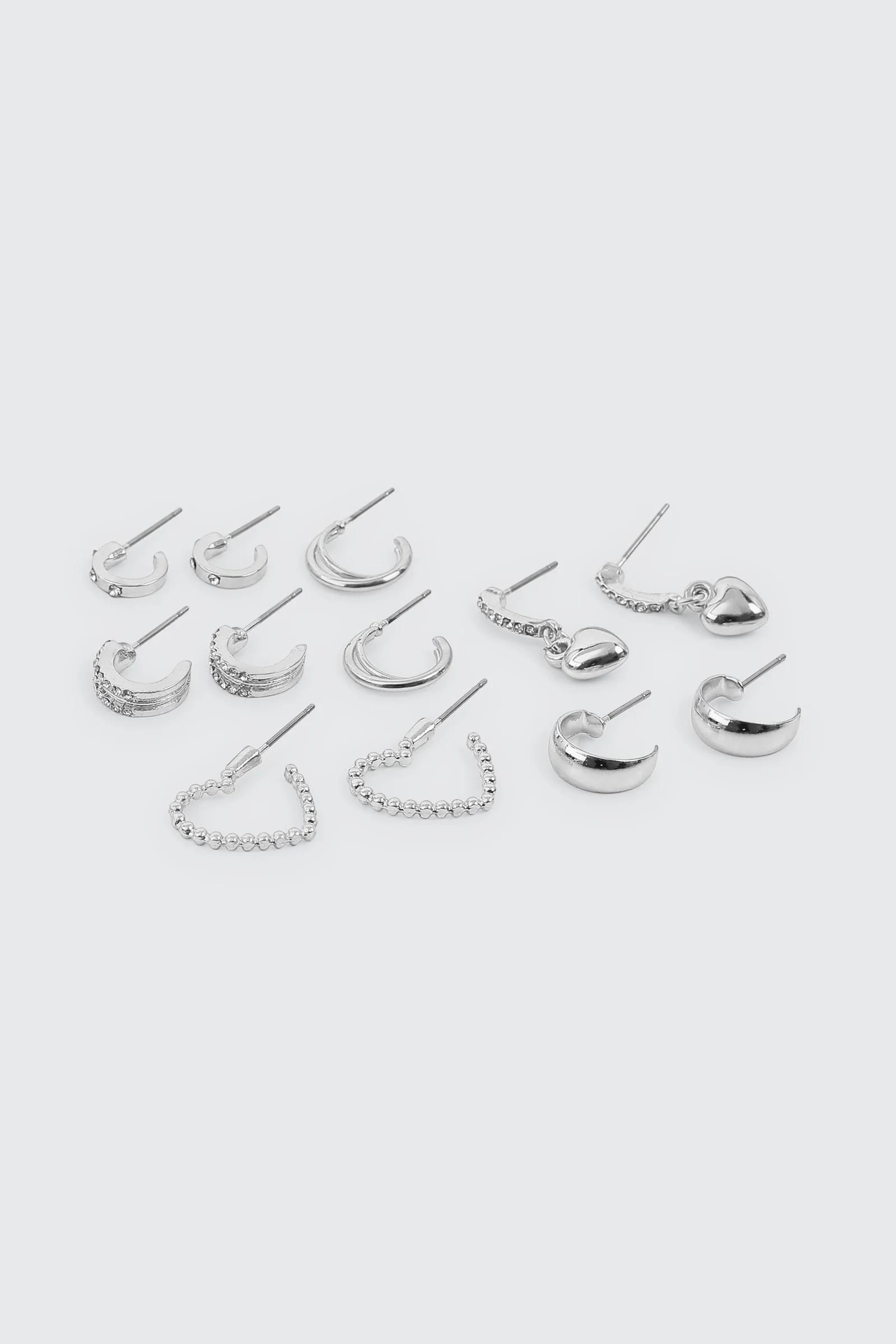 6-Pack Hoop Earrings