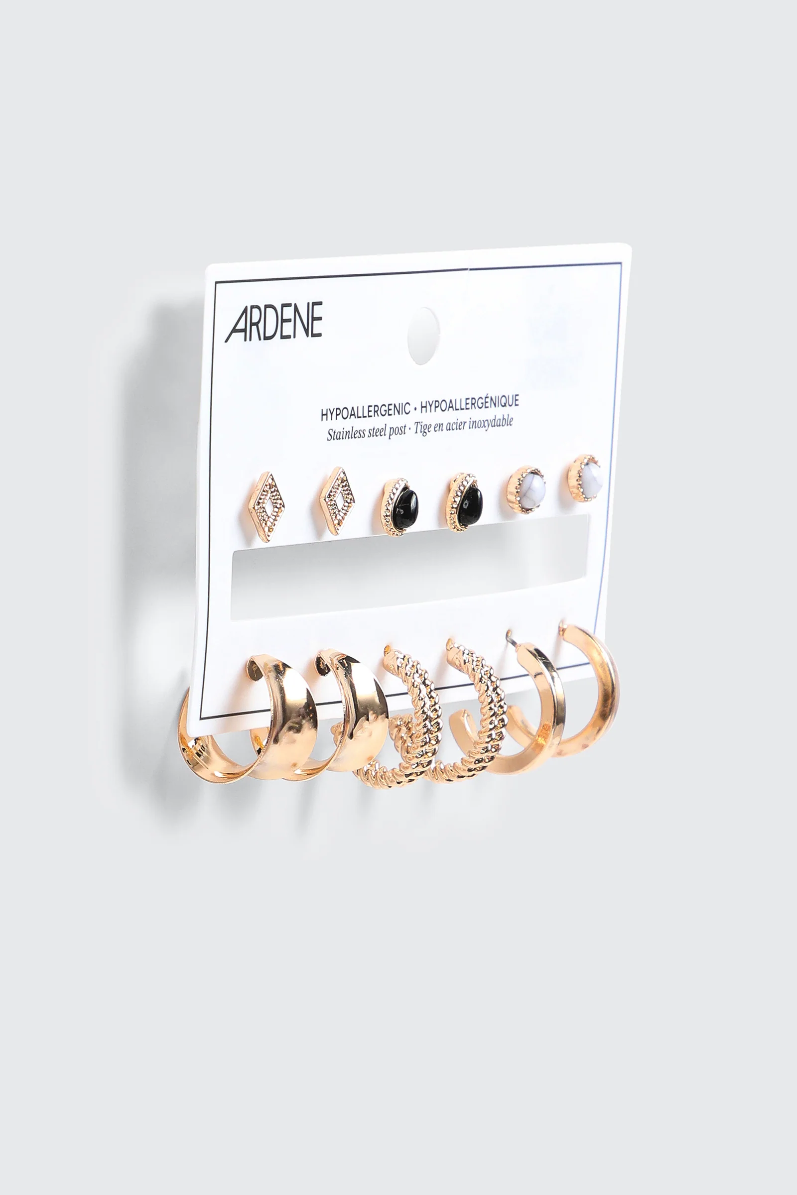 6-Pack Hoop & Stud Earrings - Image 2