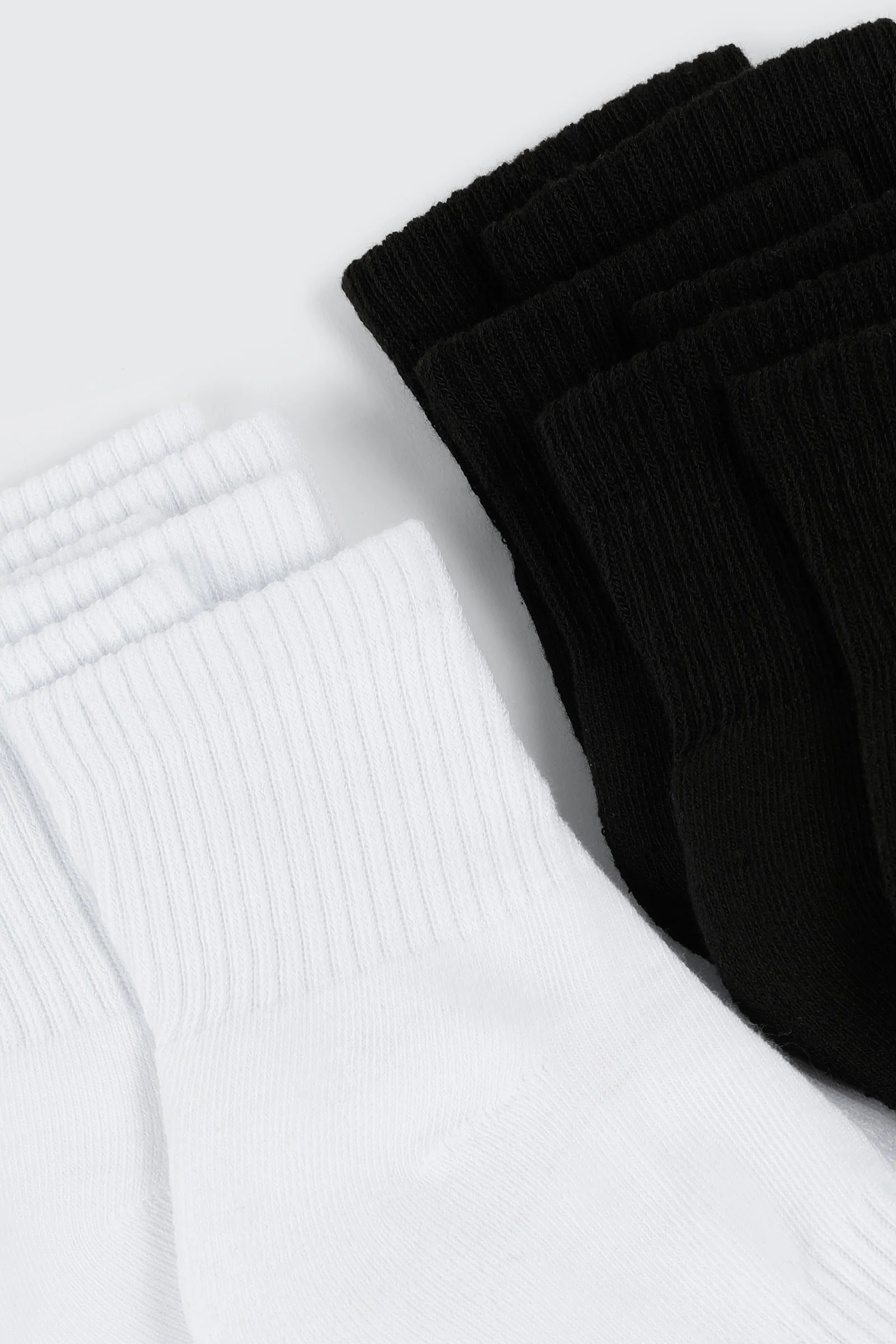 6 pack Knit Demi-Crew Socks - Image 3