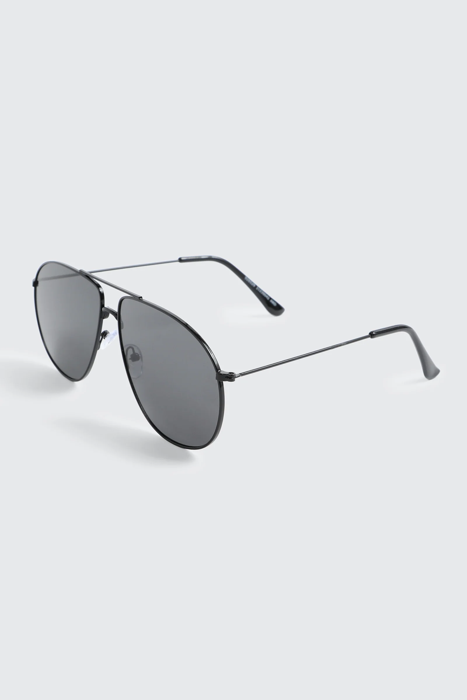 Aviator Slim Metal Sunglasses - Image 2