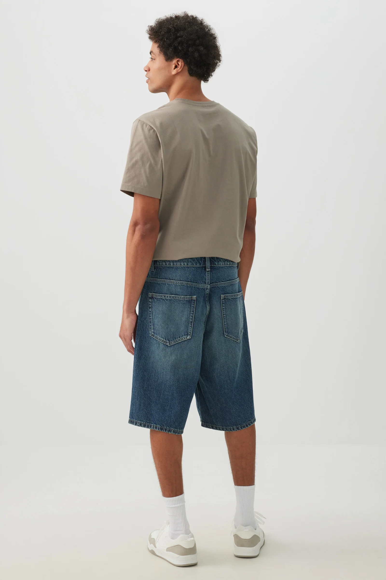 Baggy Denim Shorts - Image 4