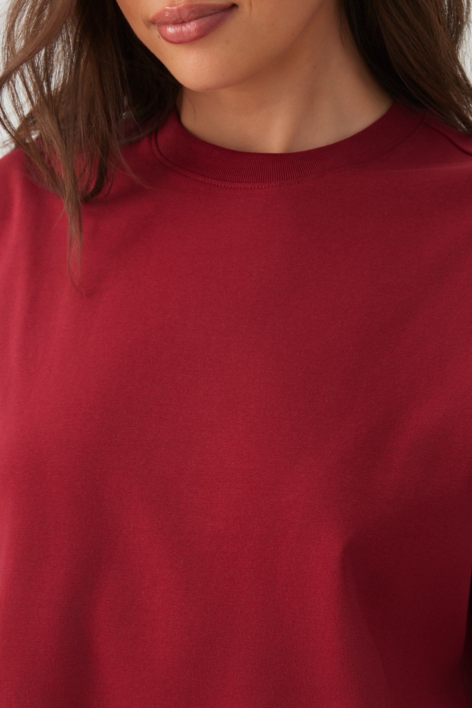 Basic Boxy Crew Neck T-shirt - Image 3