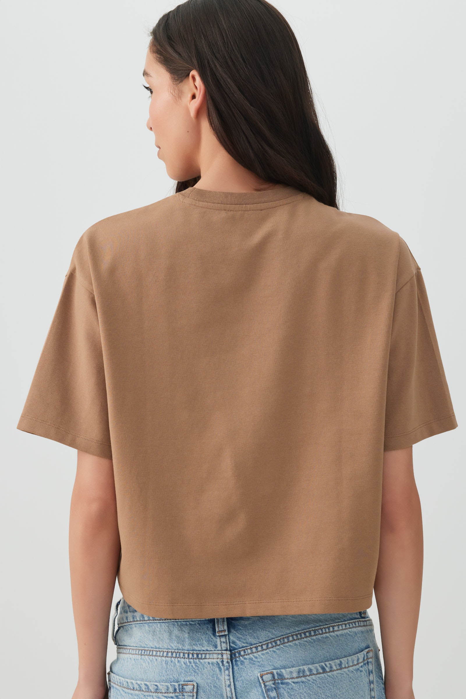 Basic Boxy Short Sleeve T-Shirt - Image 4