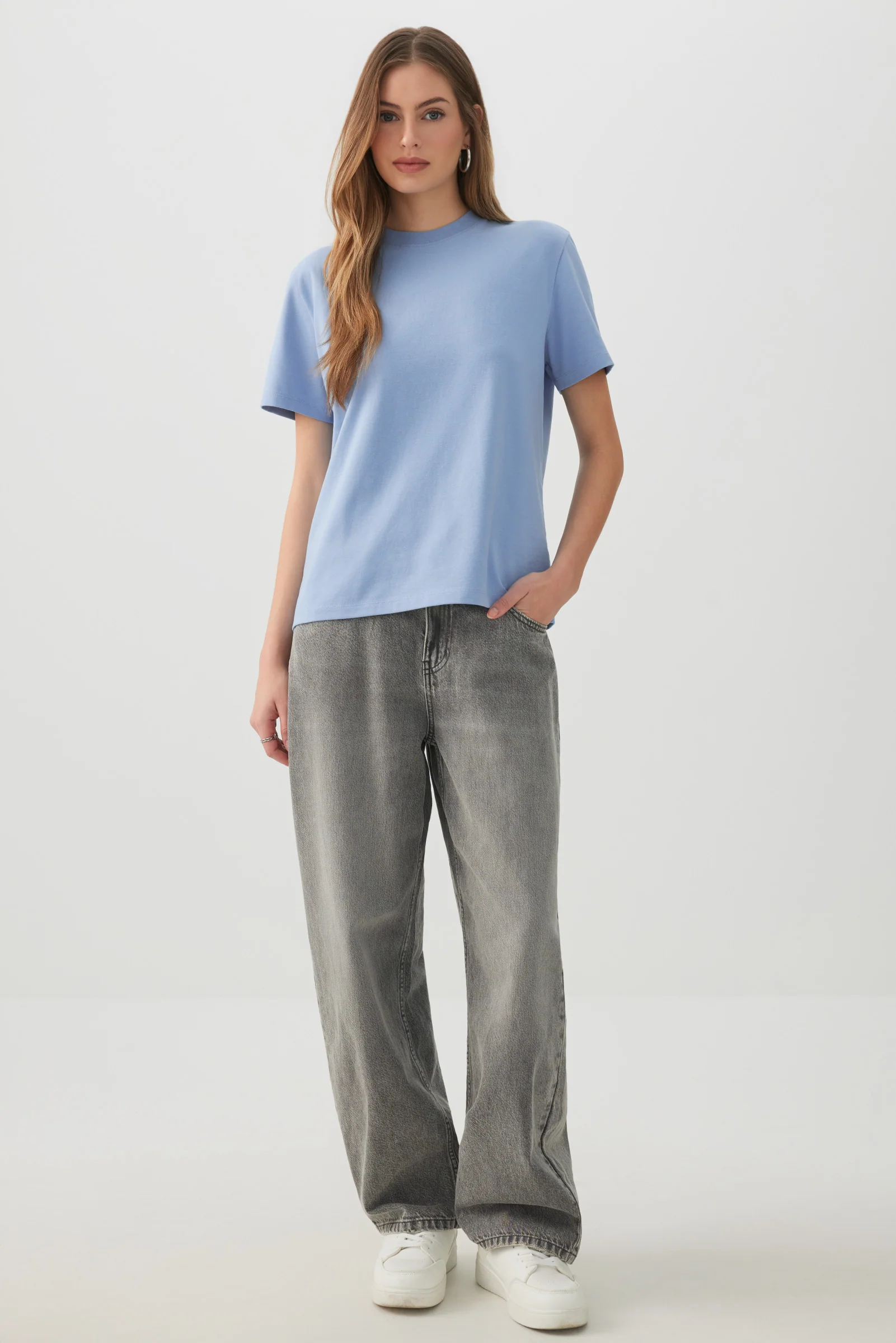 Basic Relaxed Short Sleeve T-Shirt - Image 2
