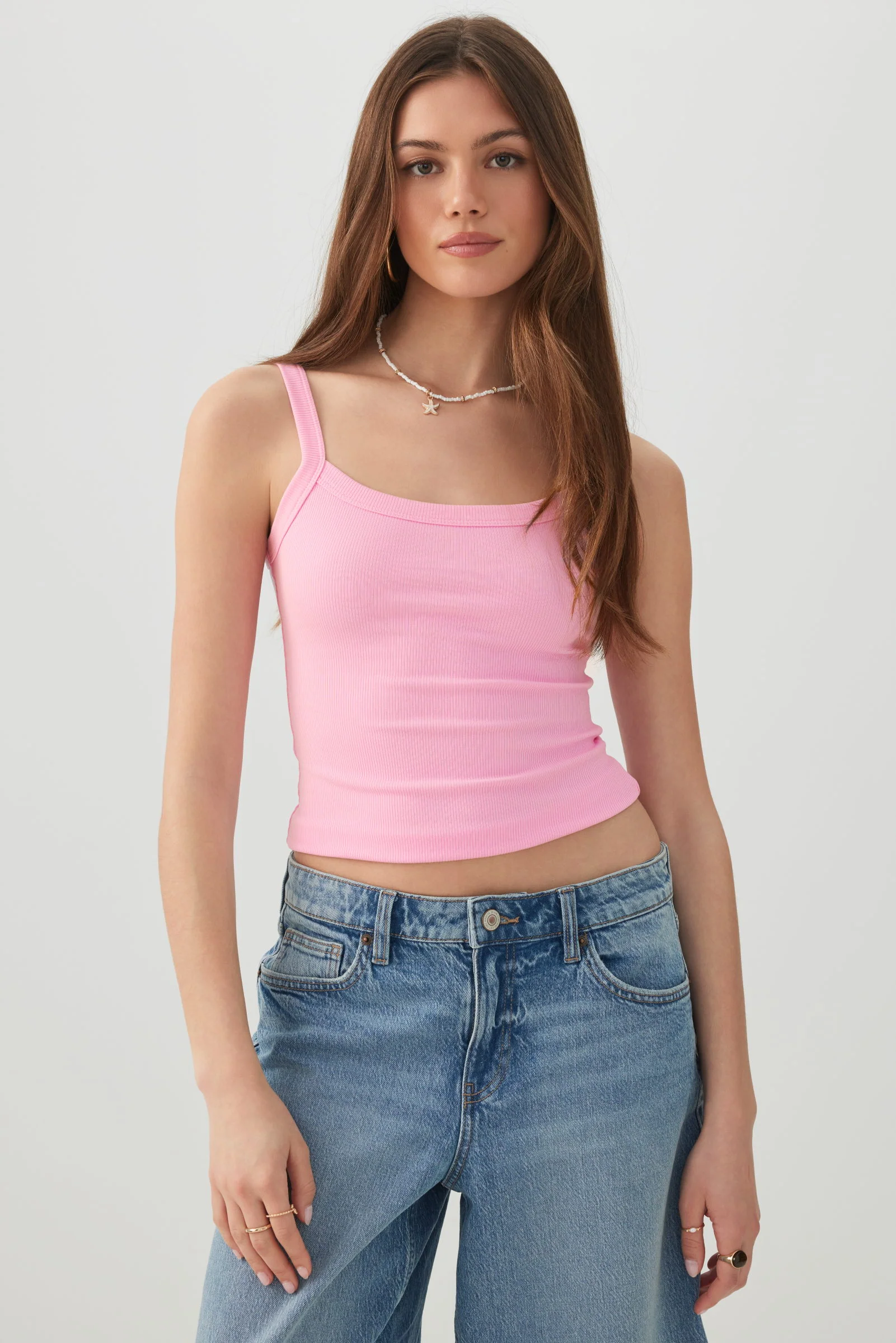 Basic Ribbed Tank Top