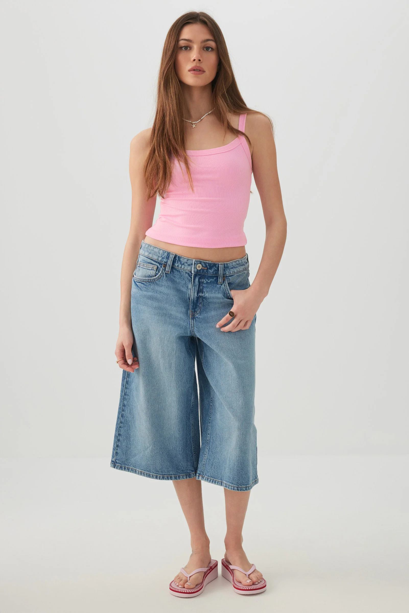 Basic Ribbed Tank Top - Image 2