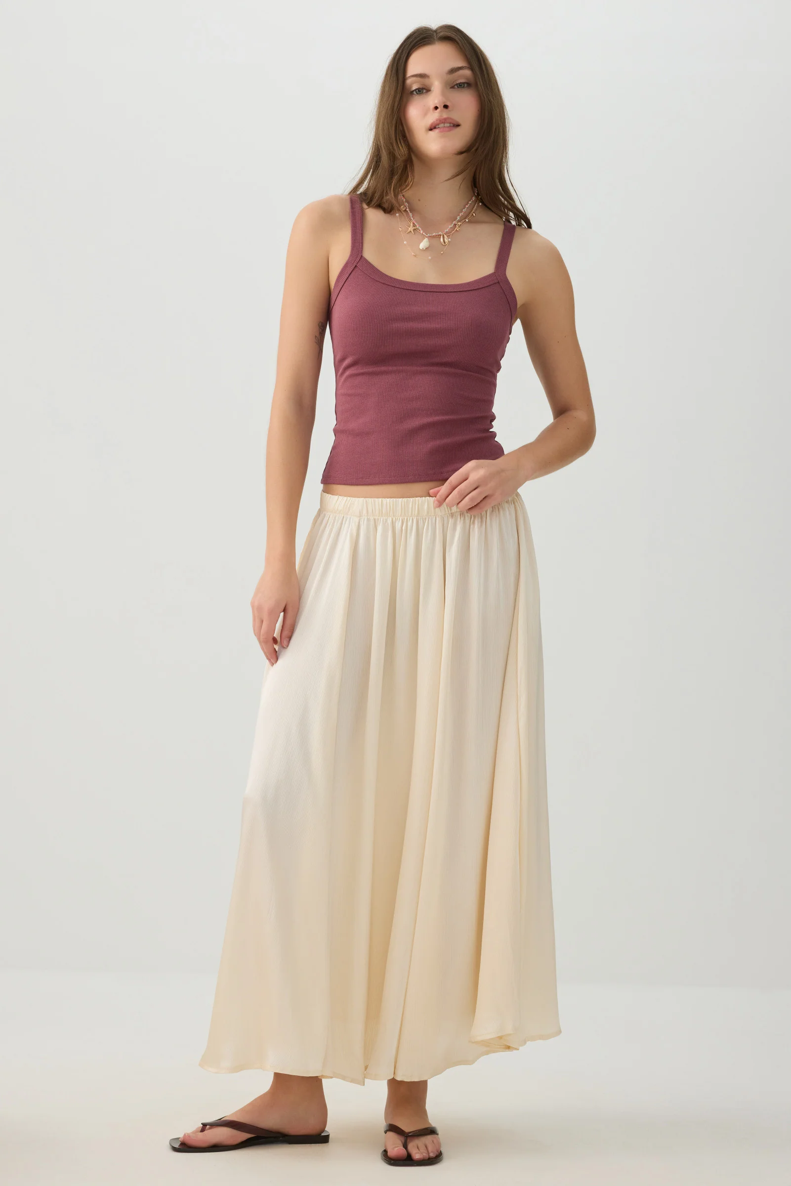 Basic Ribbed Tank Top - Image 2