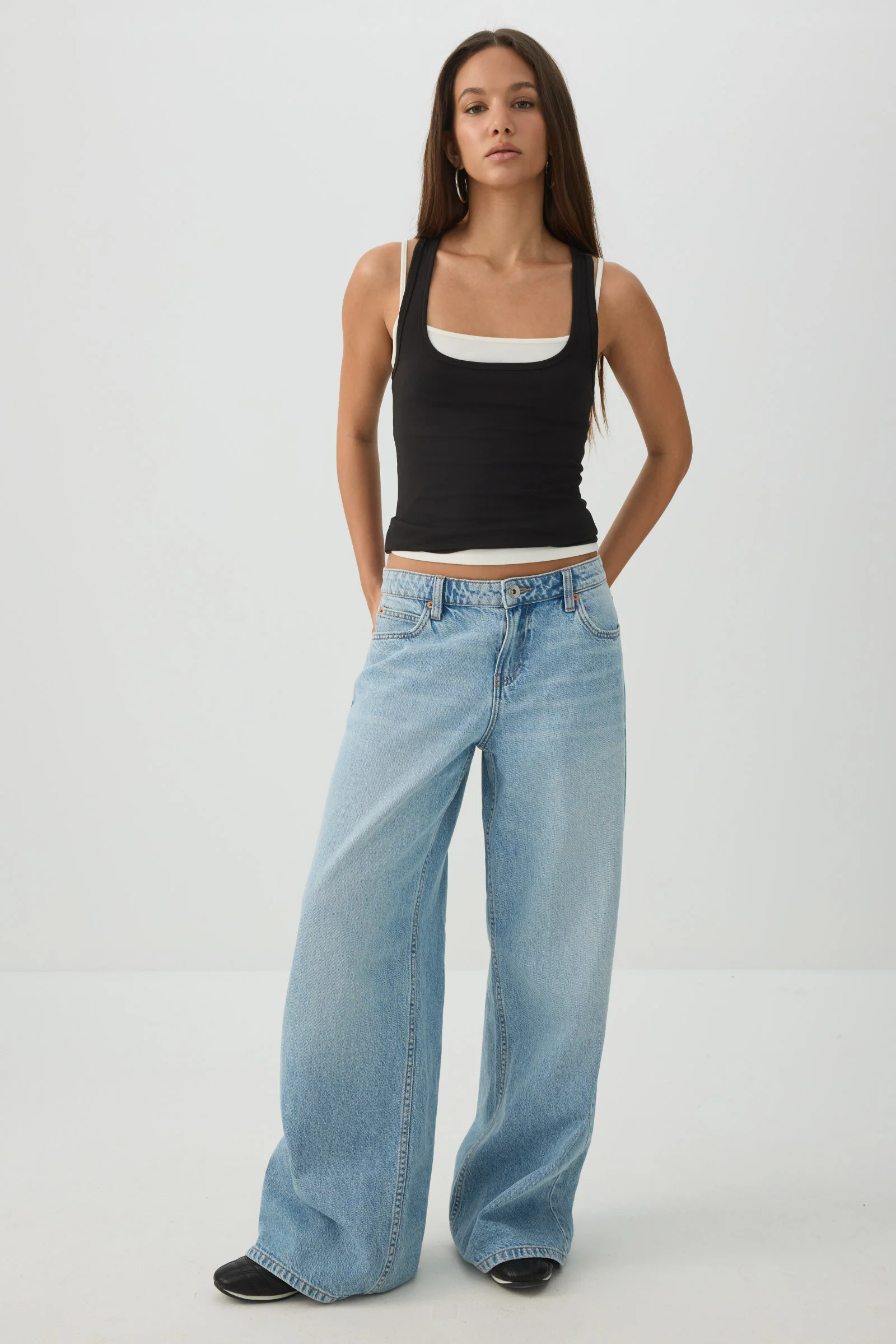 Basic Super Soft Racerback Tank Top - Image 2