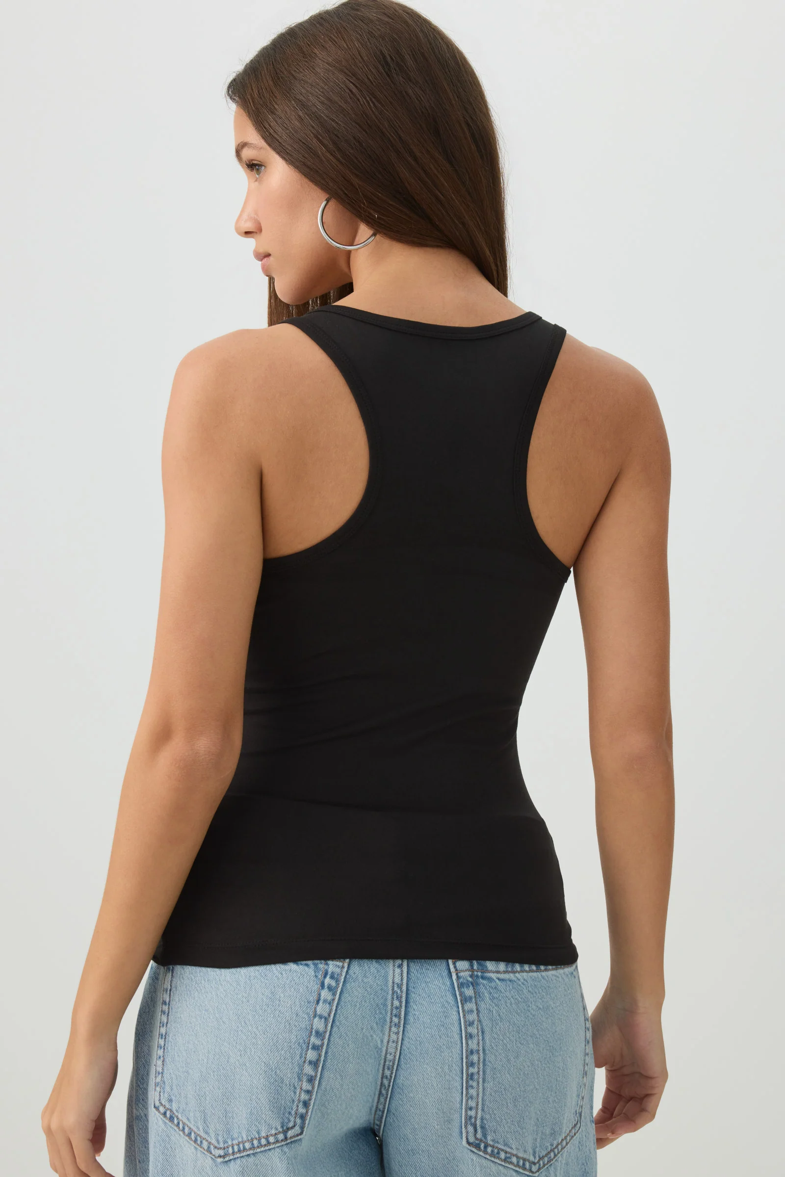 Basic Super Soft Racerback Tank Top - Image 4