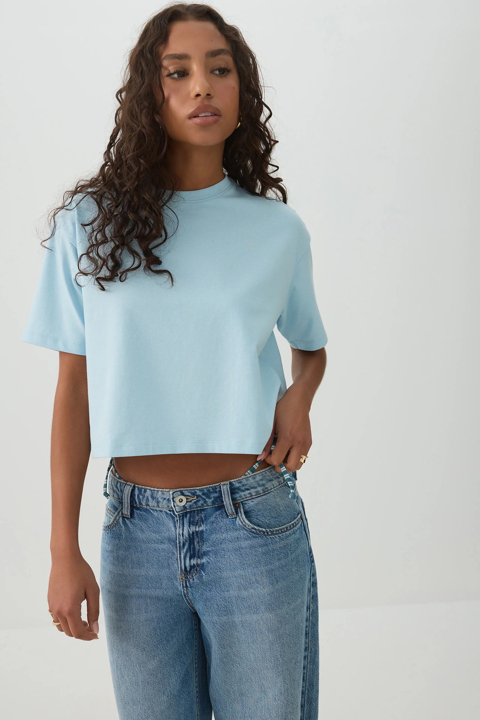 Basicore™ Boxy Cropped T-Shirt - Image 2