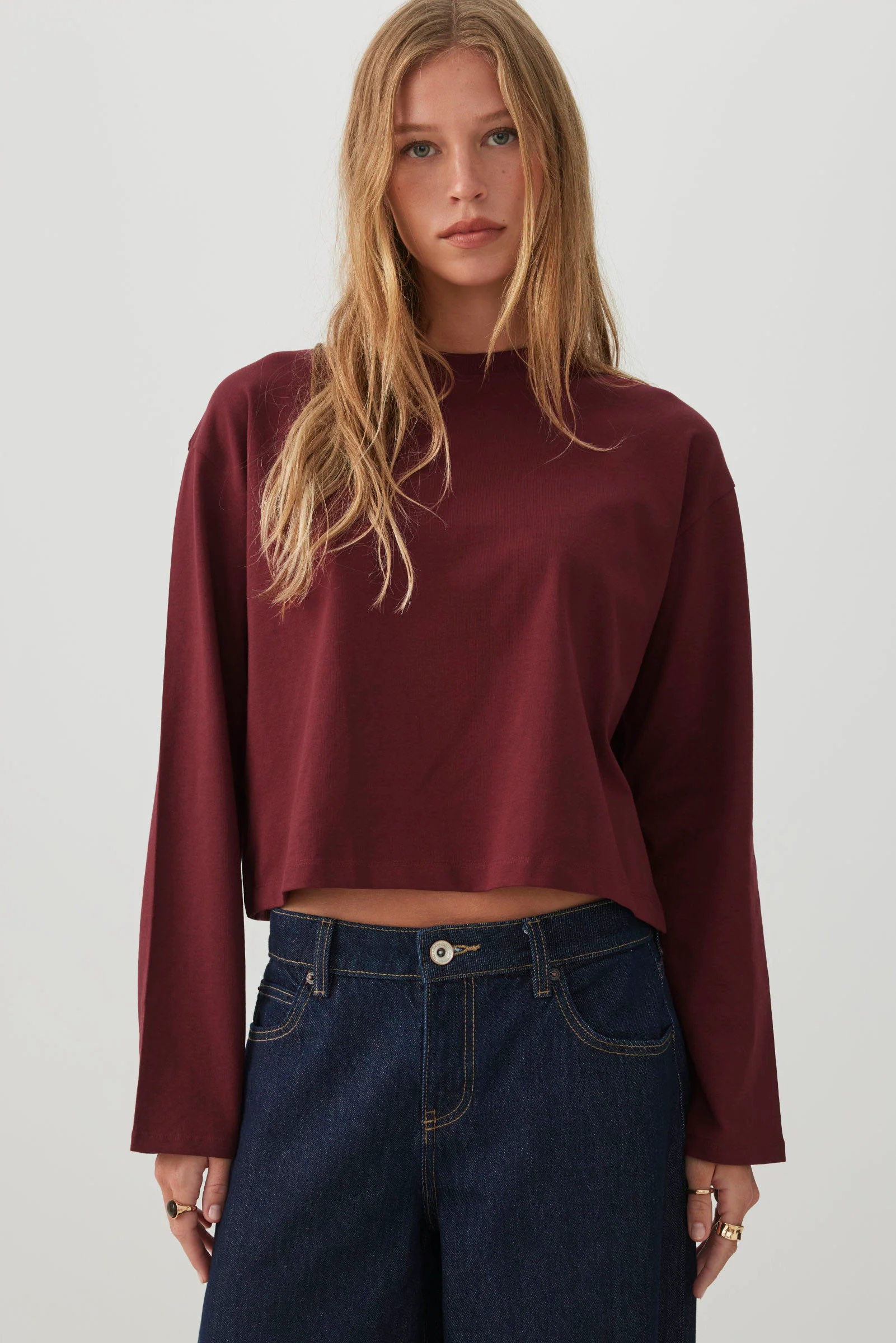 Basicore™ Boxy Long Sleeve T-Shirt